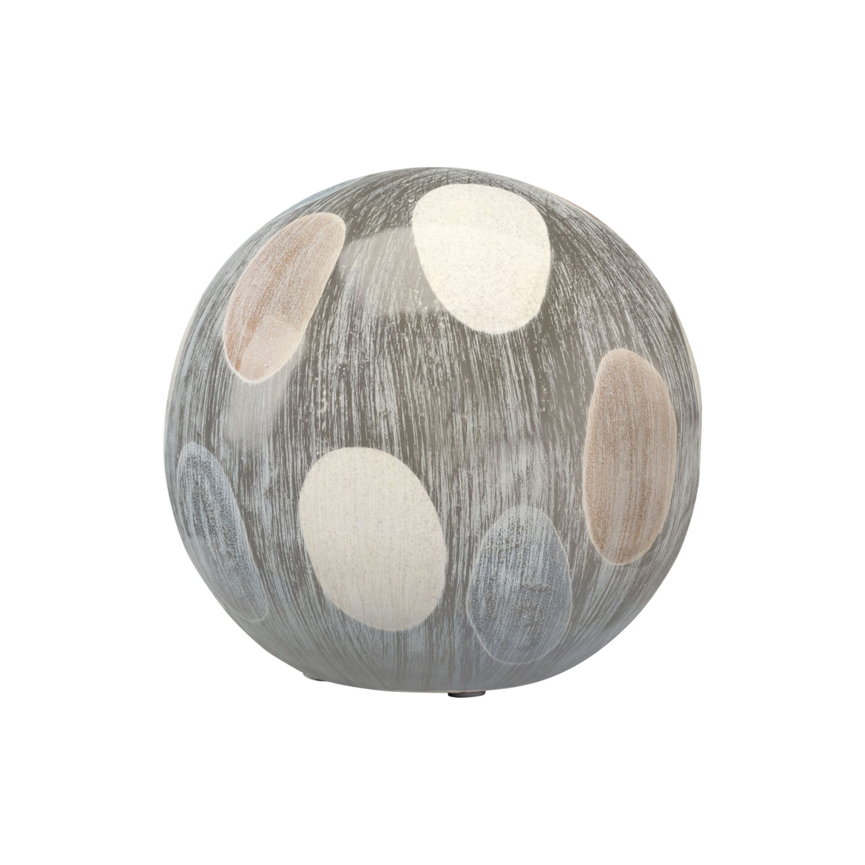 Painted Ceramic Decorative Sphere, Small by Jamie Young
