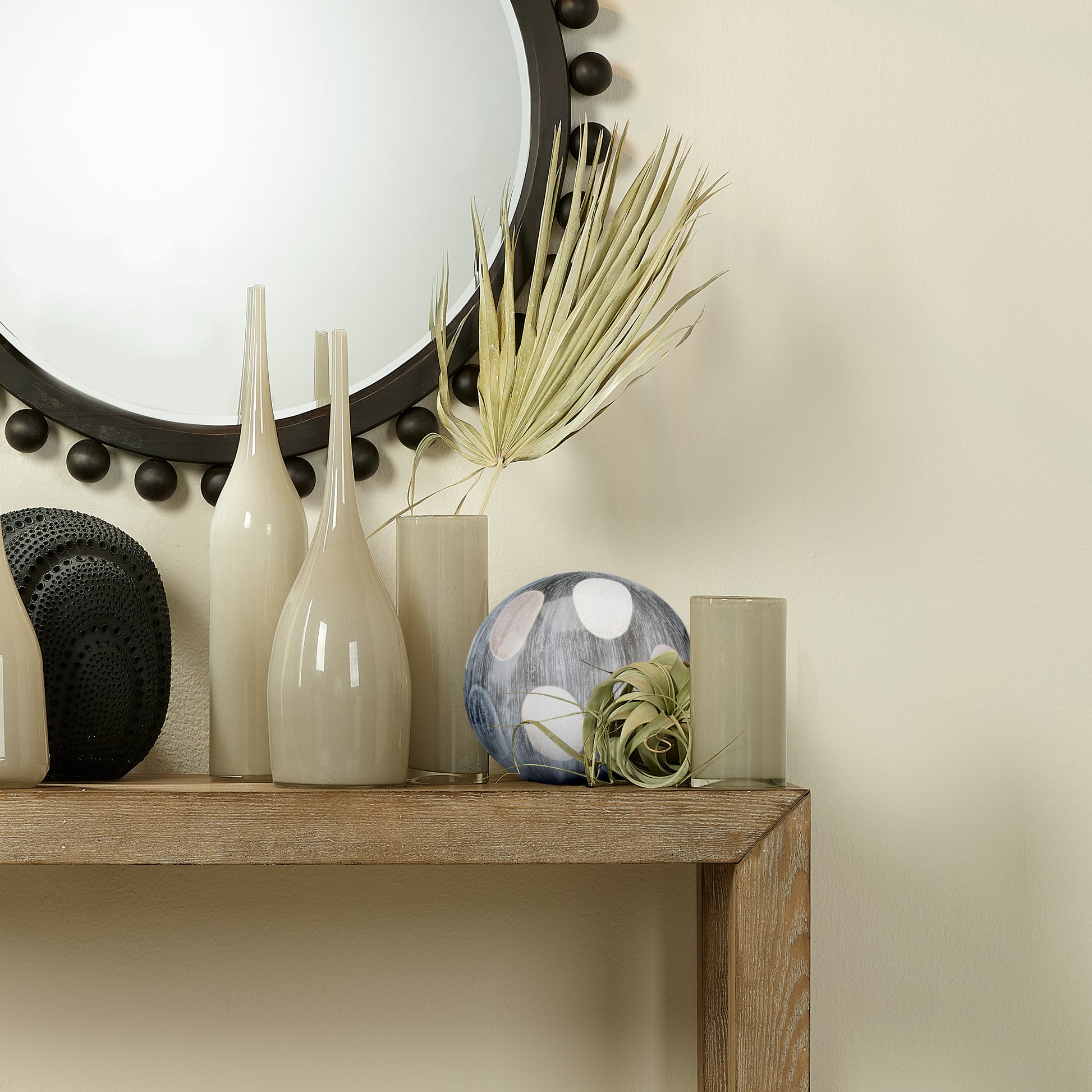 Painted Ceramic Decorative Sphere, Small by Jamie Young