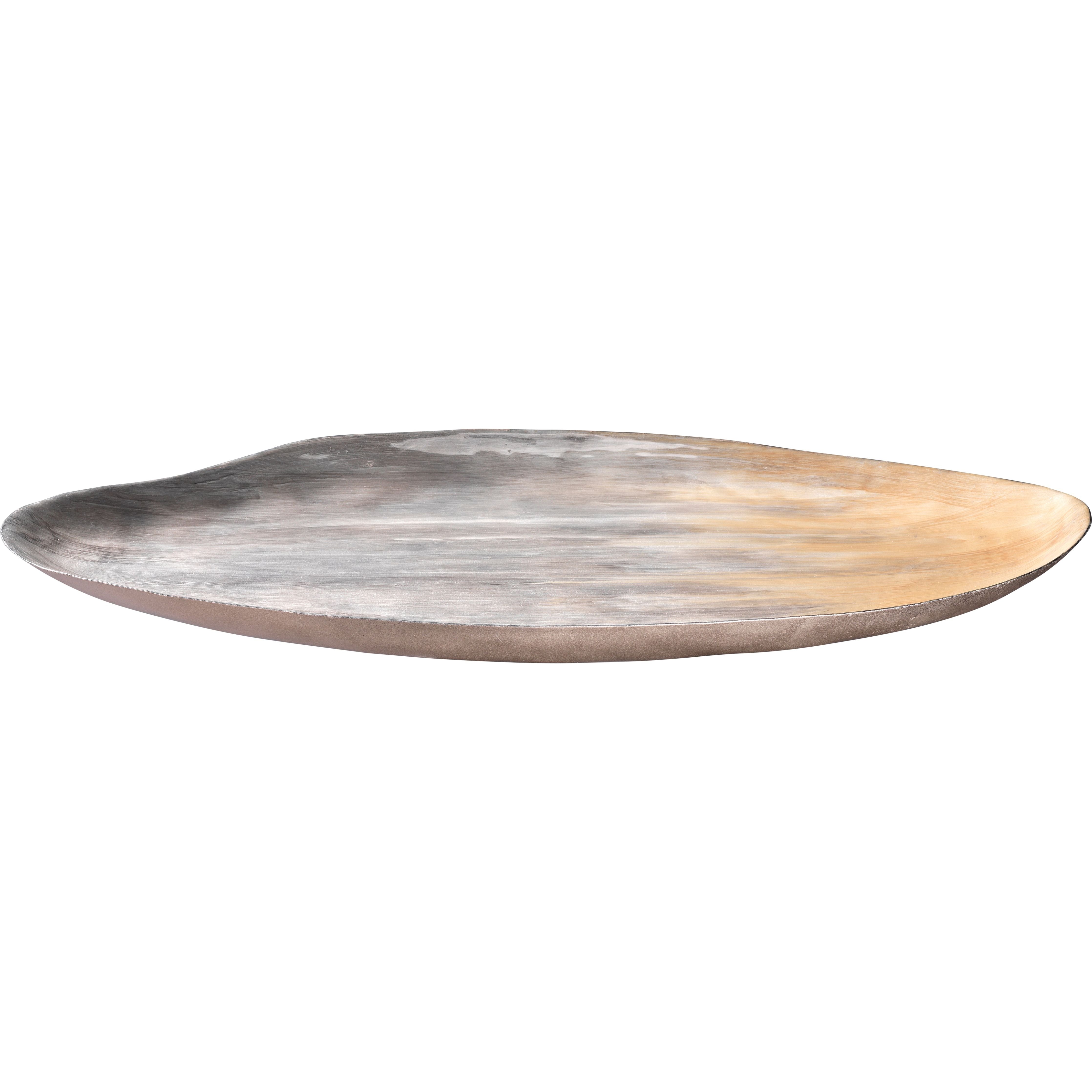 Palette Oval Decorative Tray, Grey by Jamie Young