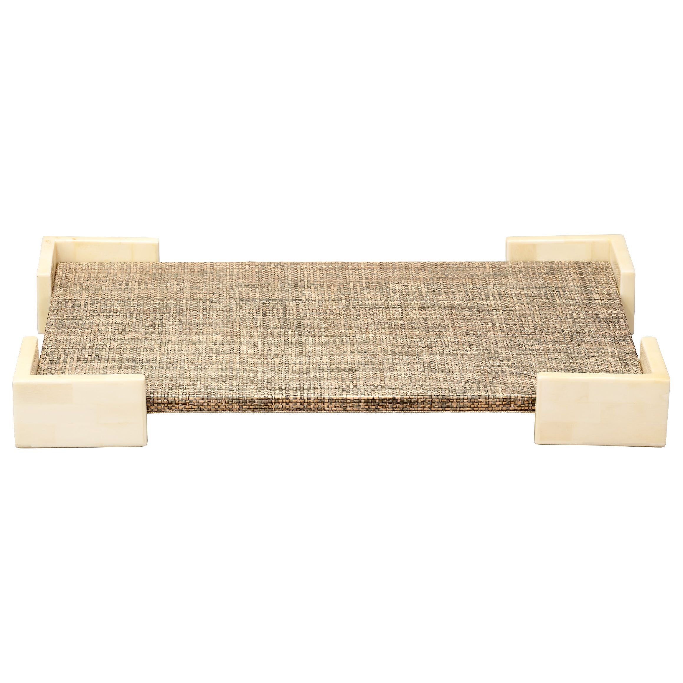 Paradise Bone Decorative Tray by Jamie Young