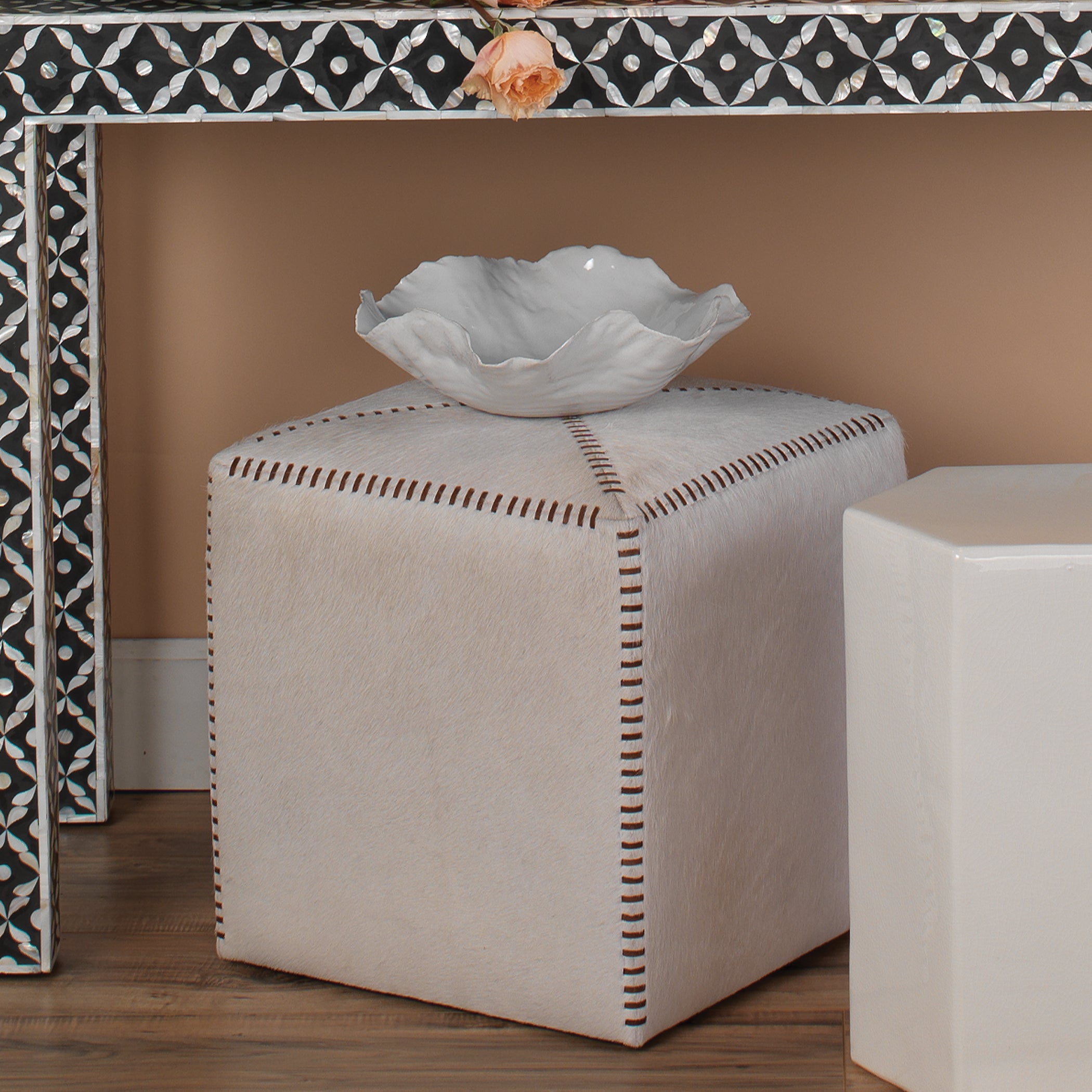 Peony Ceramic Decorative Bowl by Jamie Young