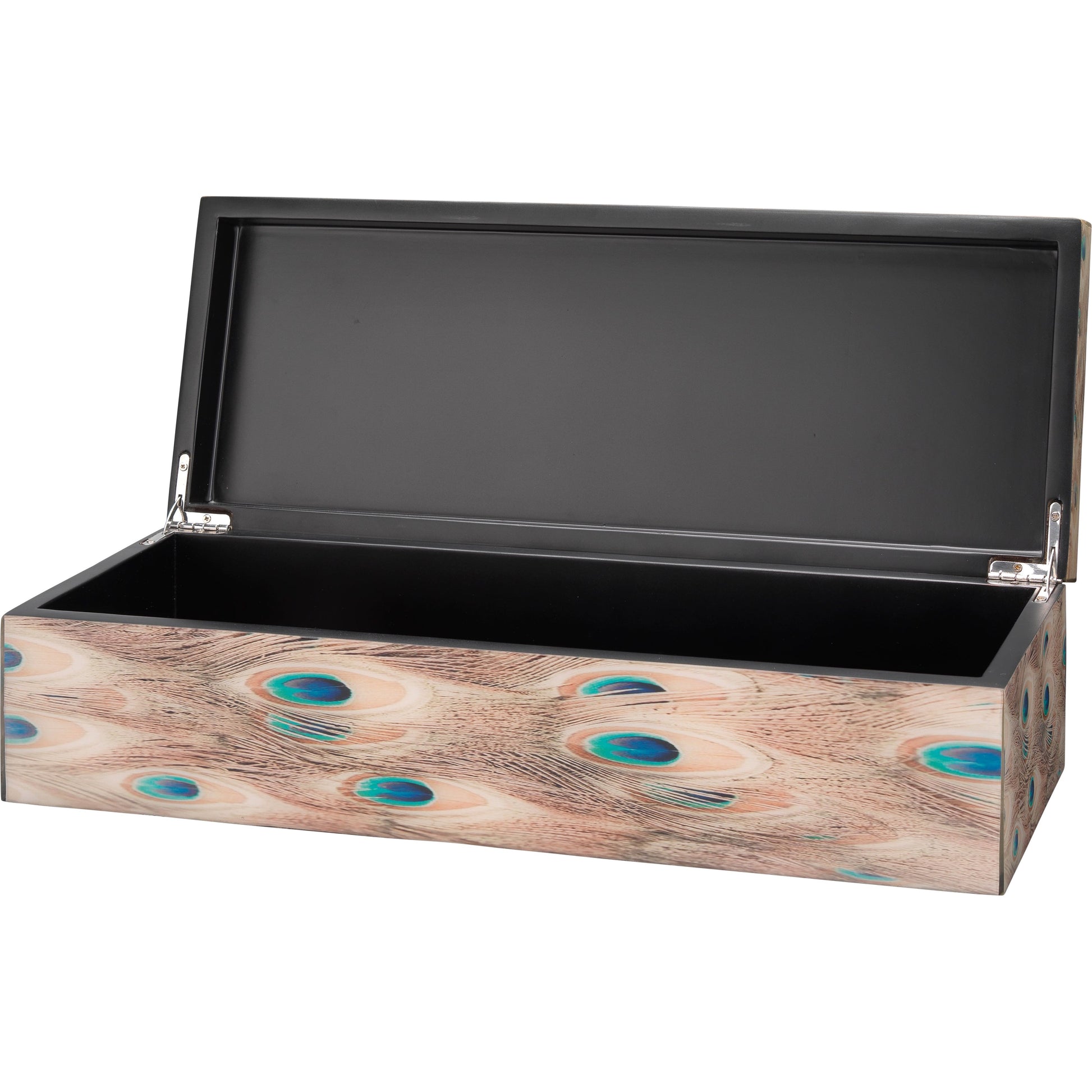 Plume Peacock Decorative Box by Jamie Young