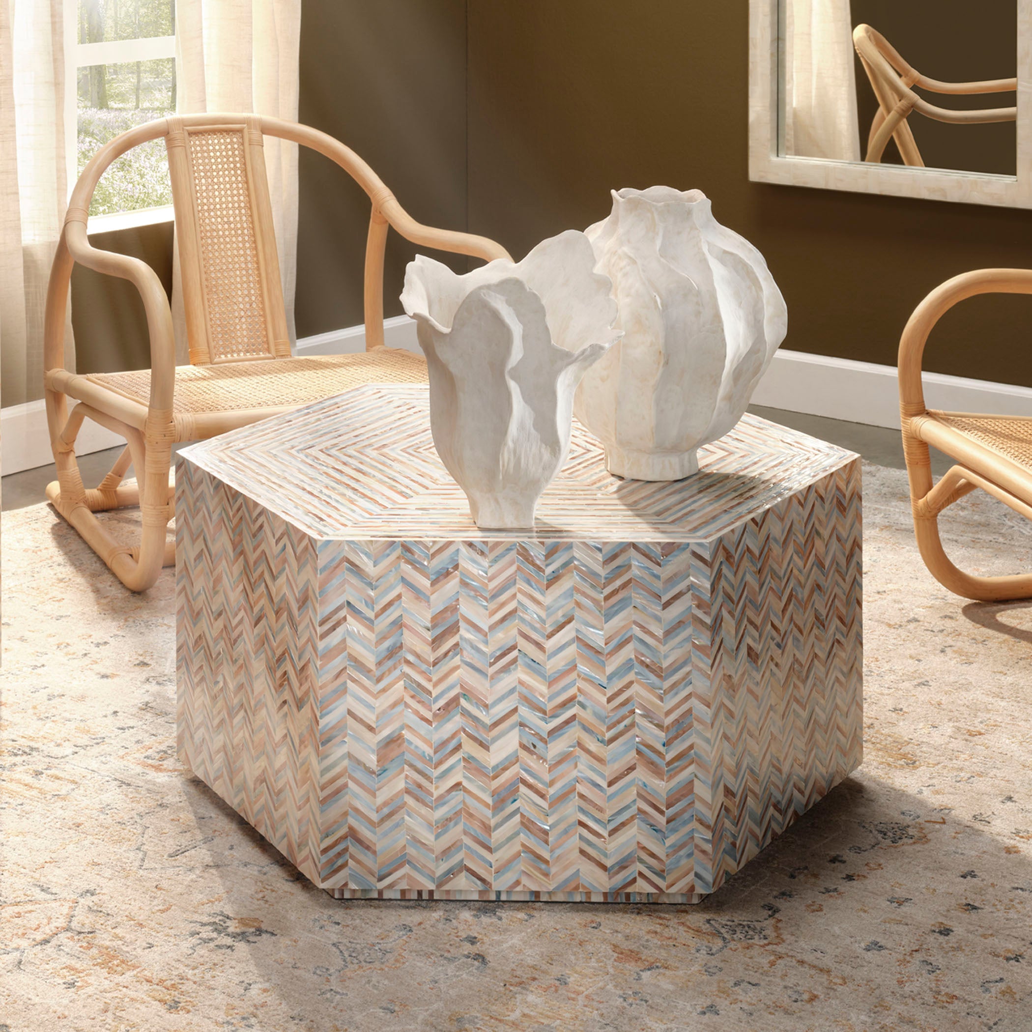 Poppy Porcelain Decorative Vase by Jamie Young