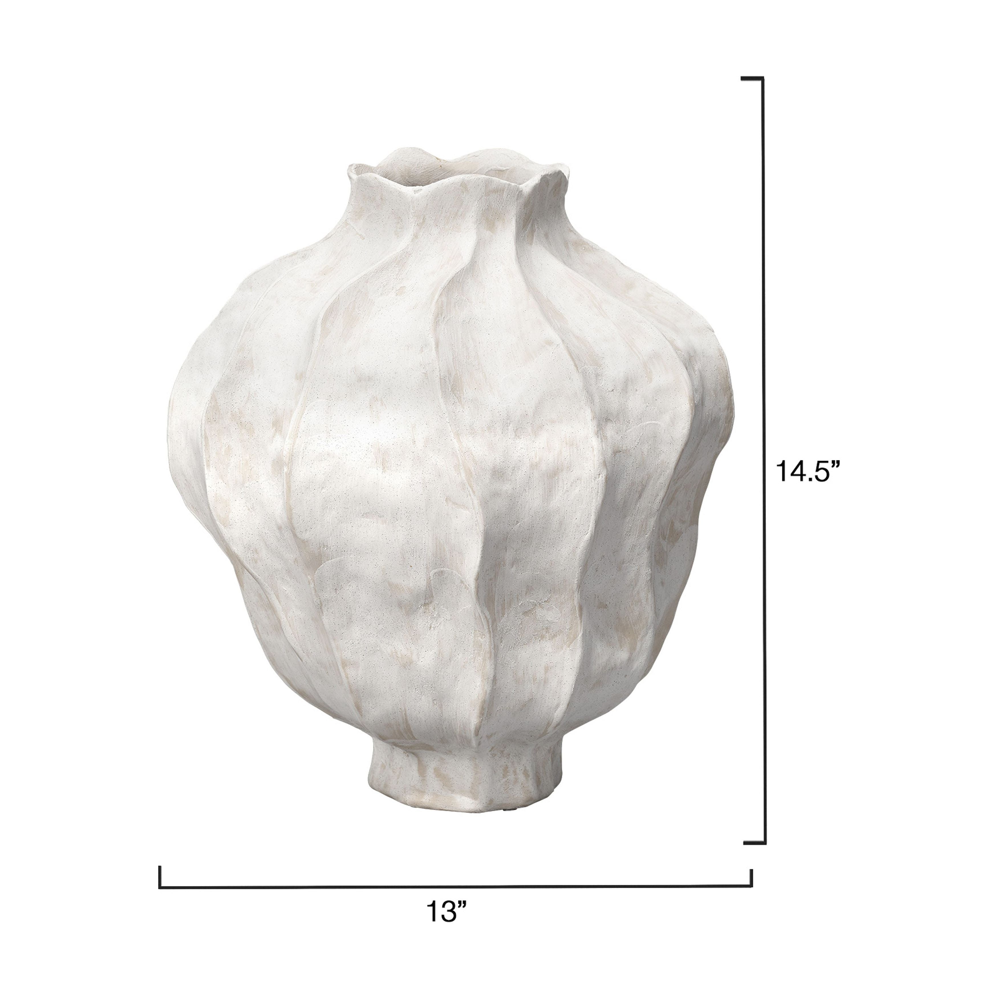 Poppy Porcelain Decorative Vase by Jamie Young