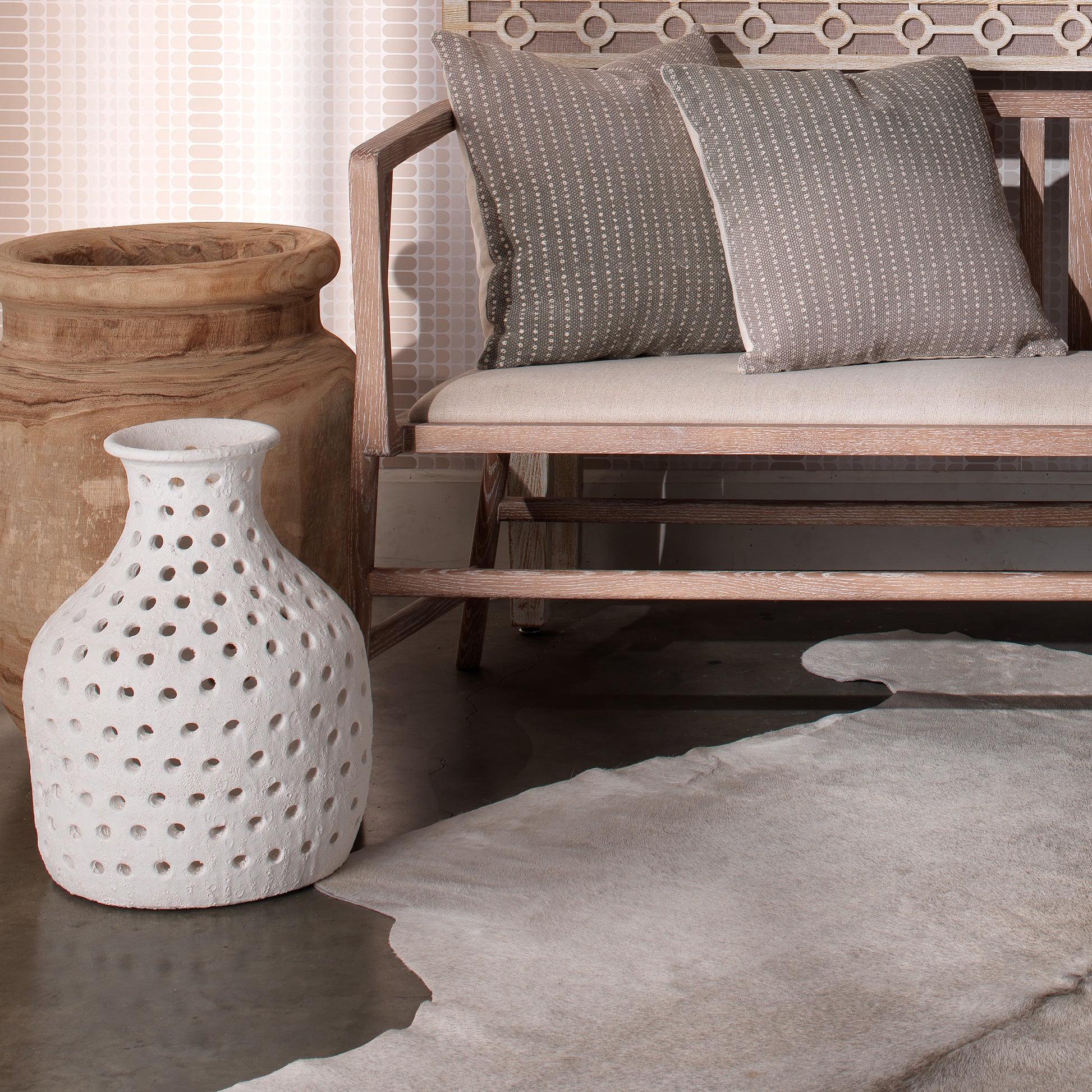 Porous Ceramic Vase, Small by Jamie Young
