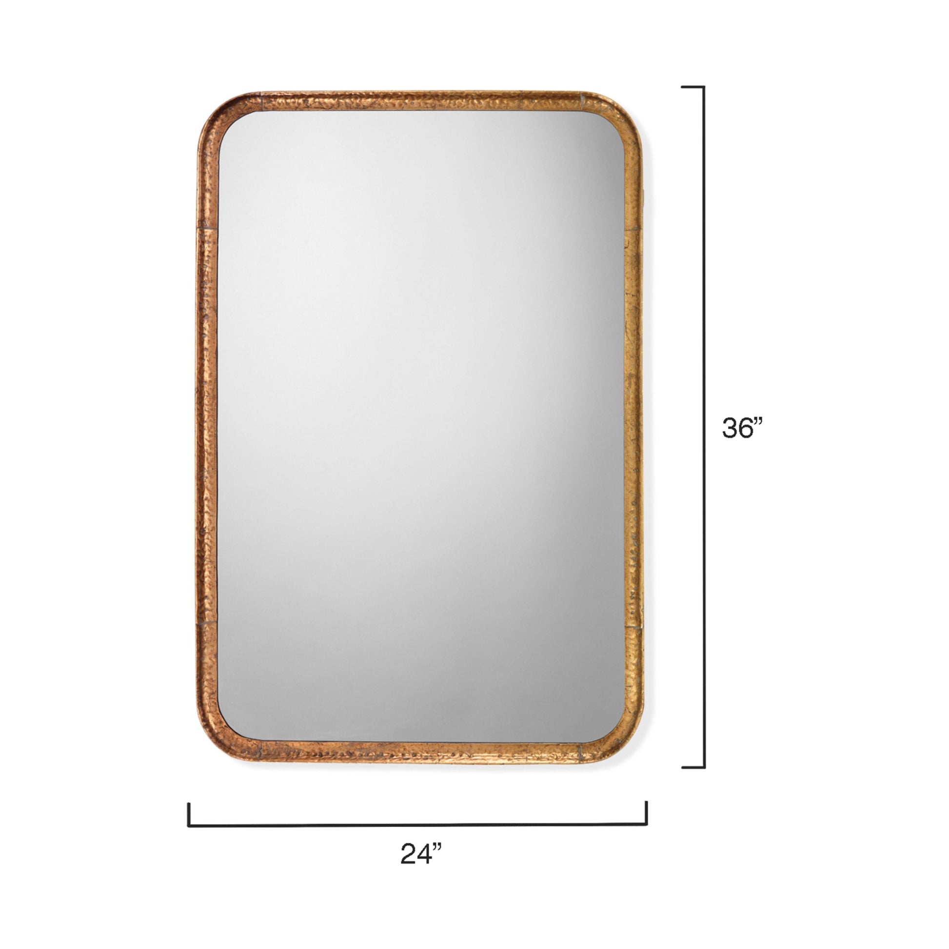 Principle Iron Rectangle Wall Mirror by Jamie Young