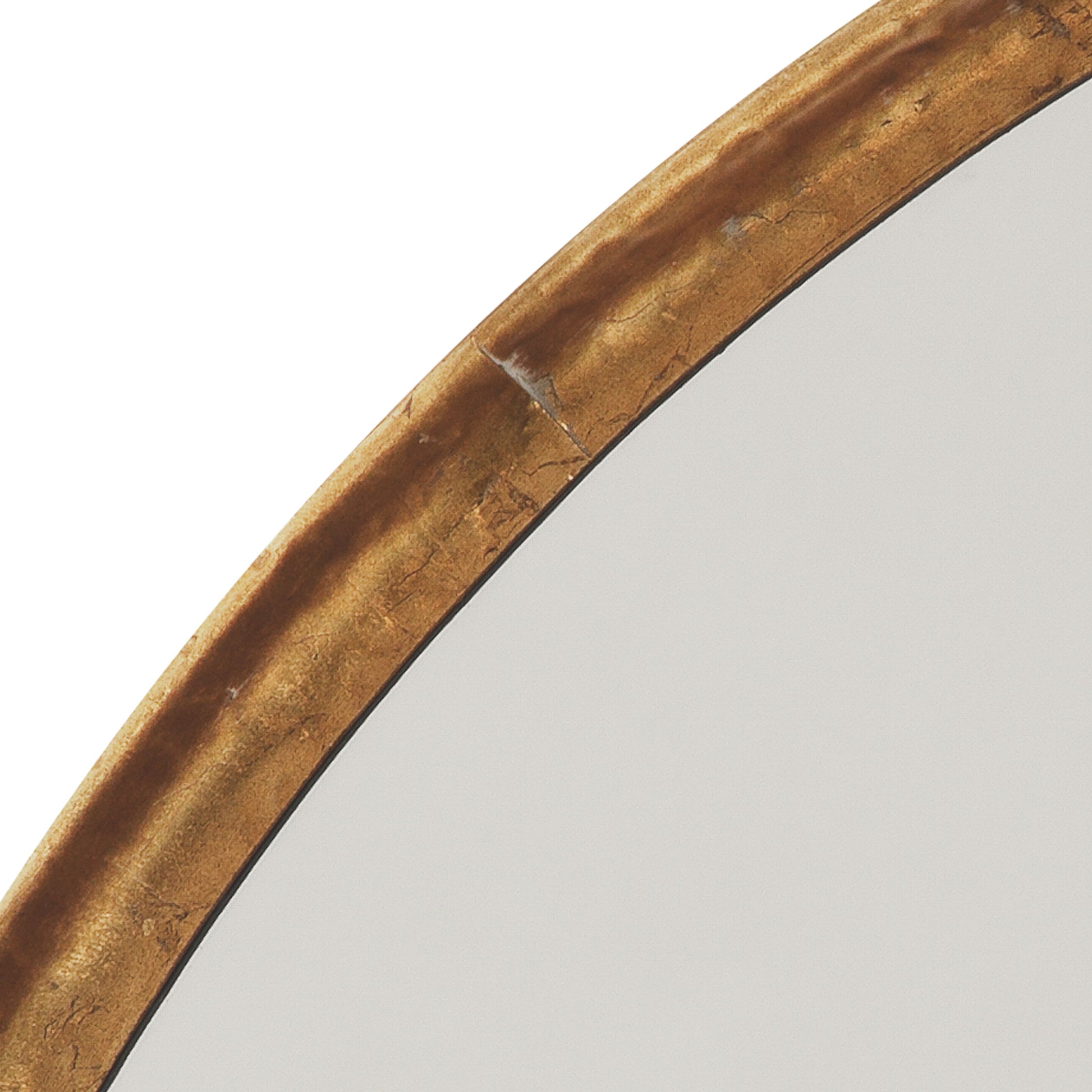 Refined Iron Round Wall Mirror by Jamie Young
