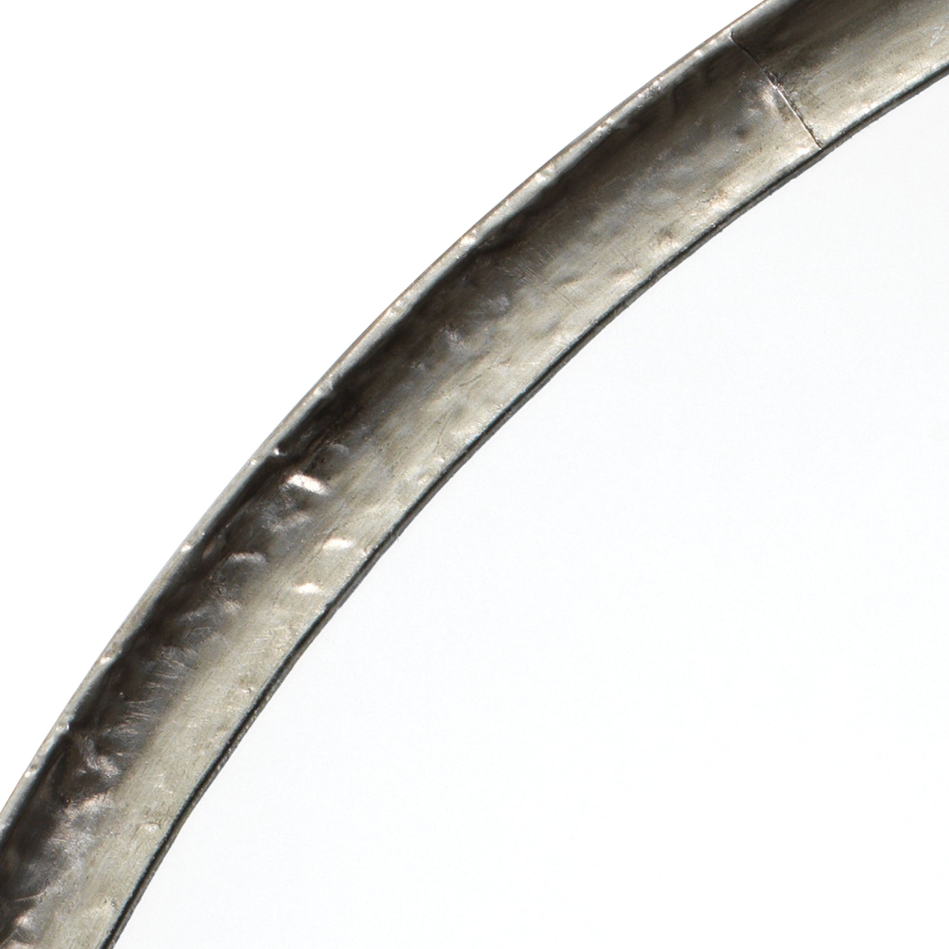 Refined Iron Round Wall Mirror by Jamie Young