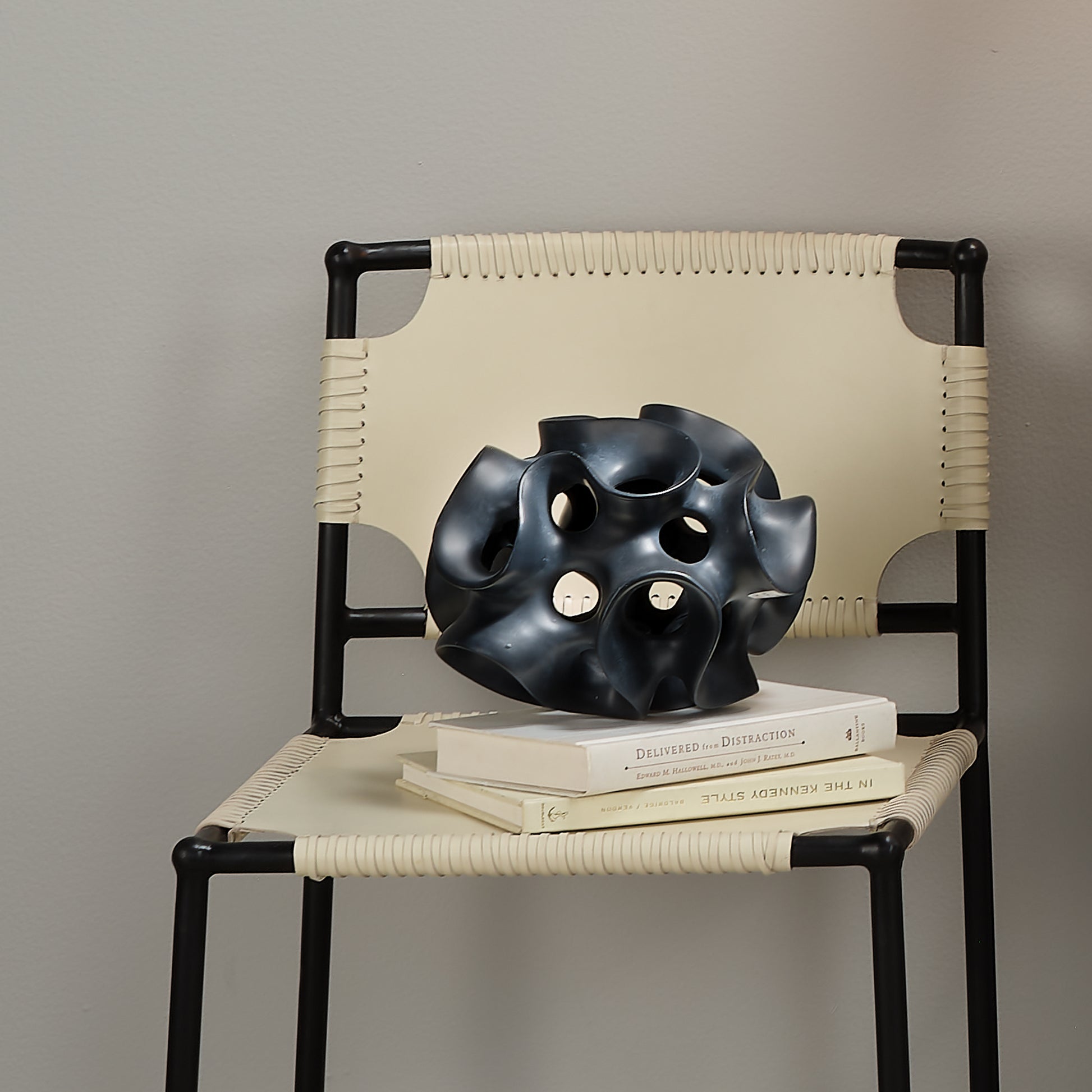 Ribbon Resin Decorative Sphere by Jamie Young