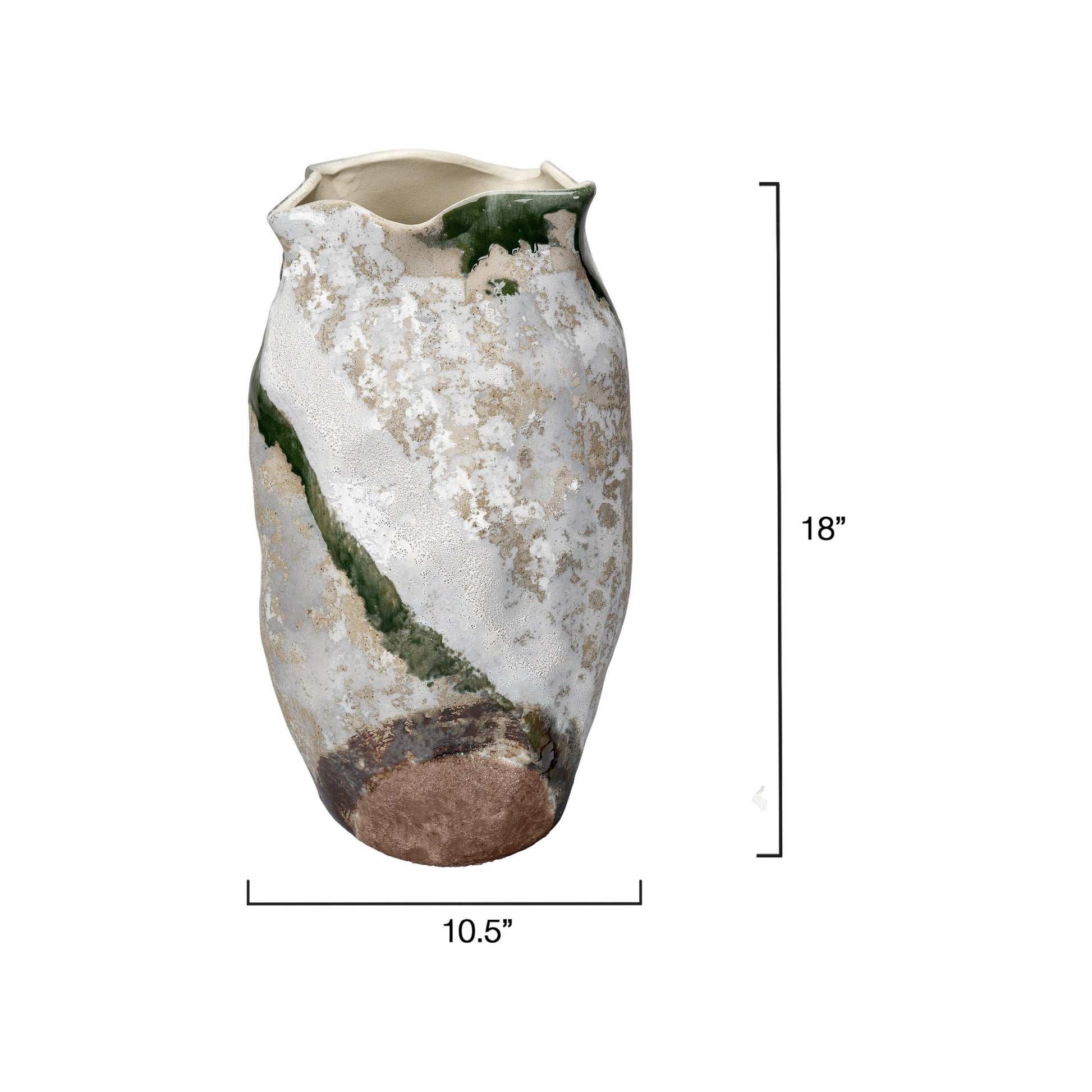 Sandcastle Ceramic Decorative Vase, Large by Jamie Young