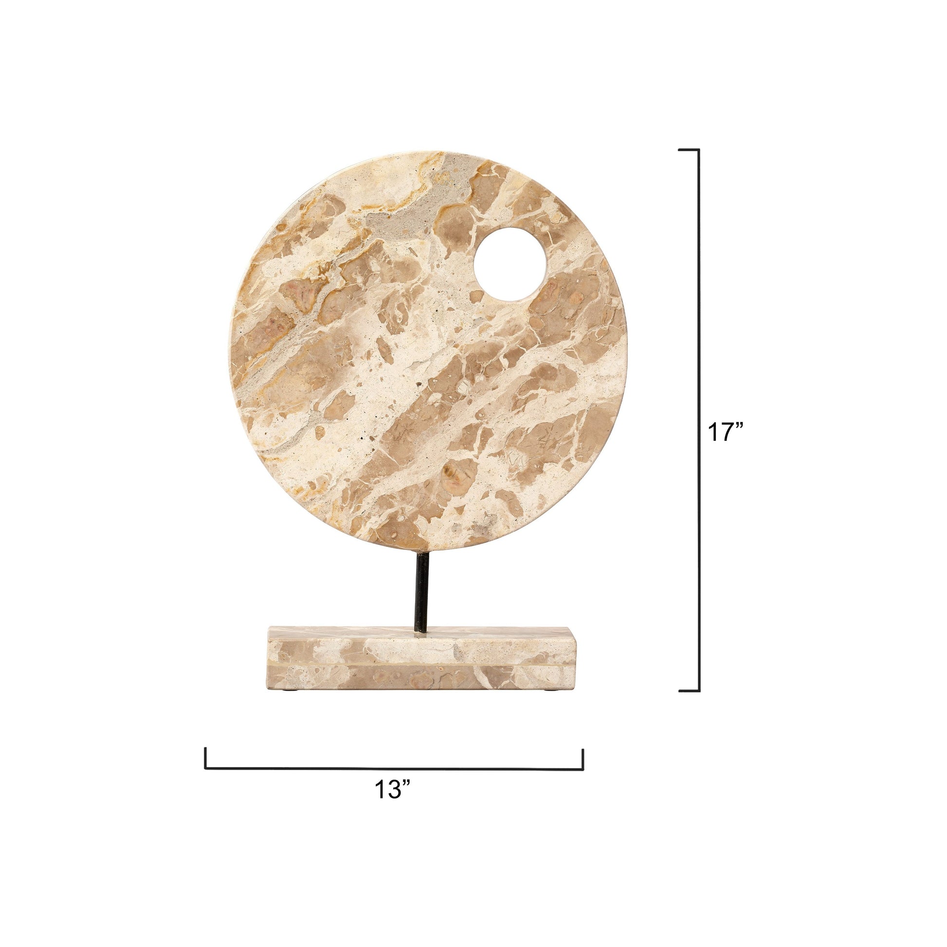 Satellite Marble Decorative Stand by Jamie Young