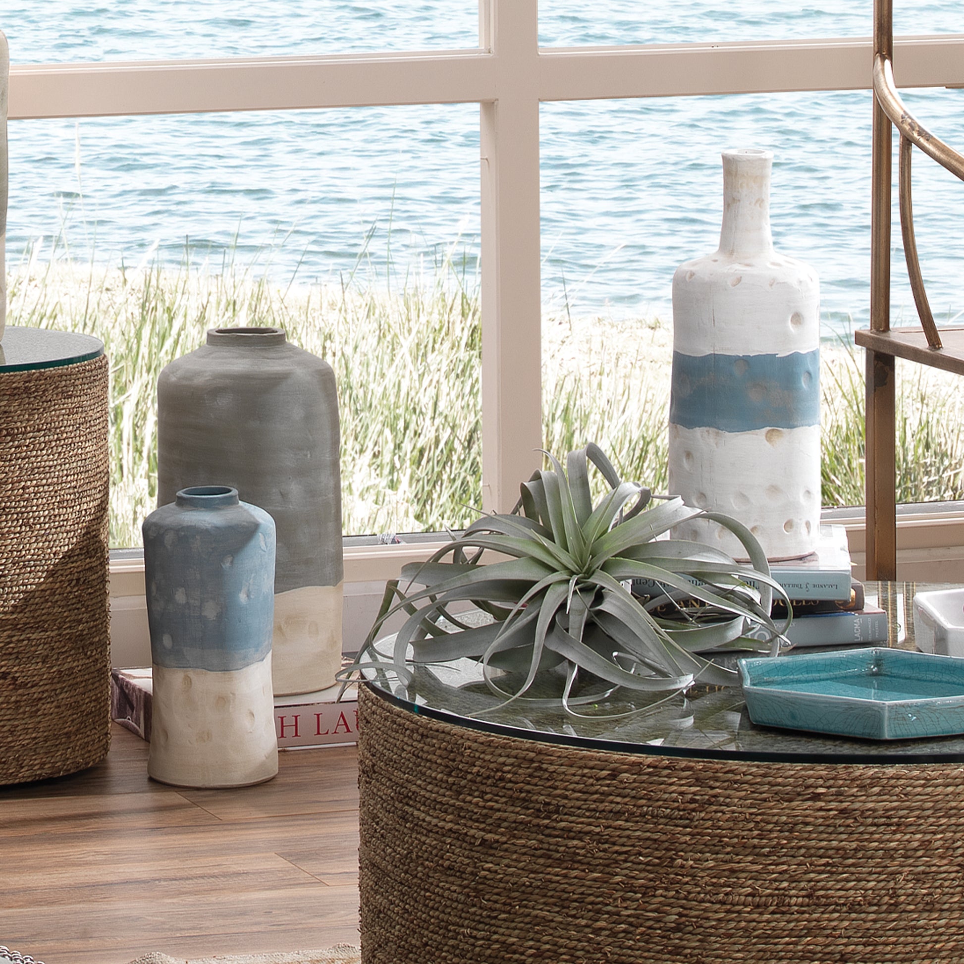 Sedona Ceramic Decorative Vessels (Set of 3) by Jamie Young