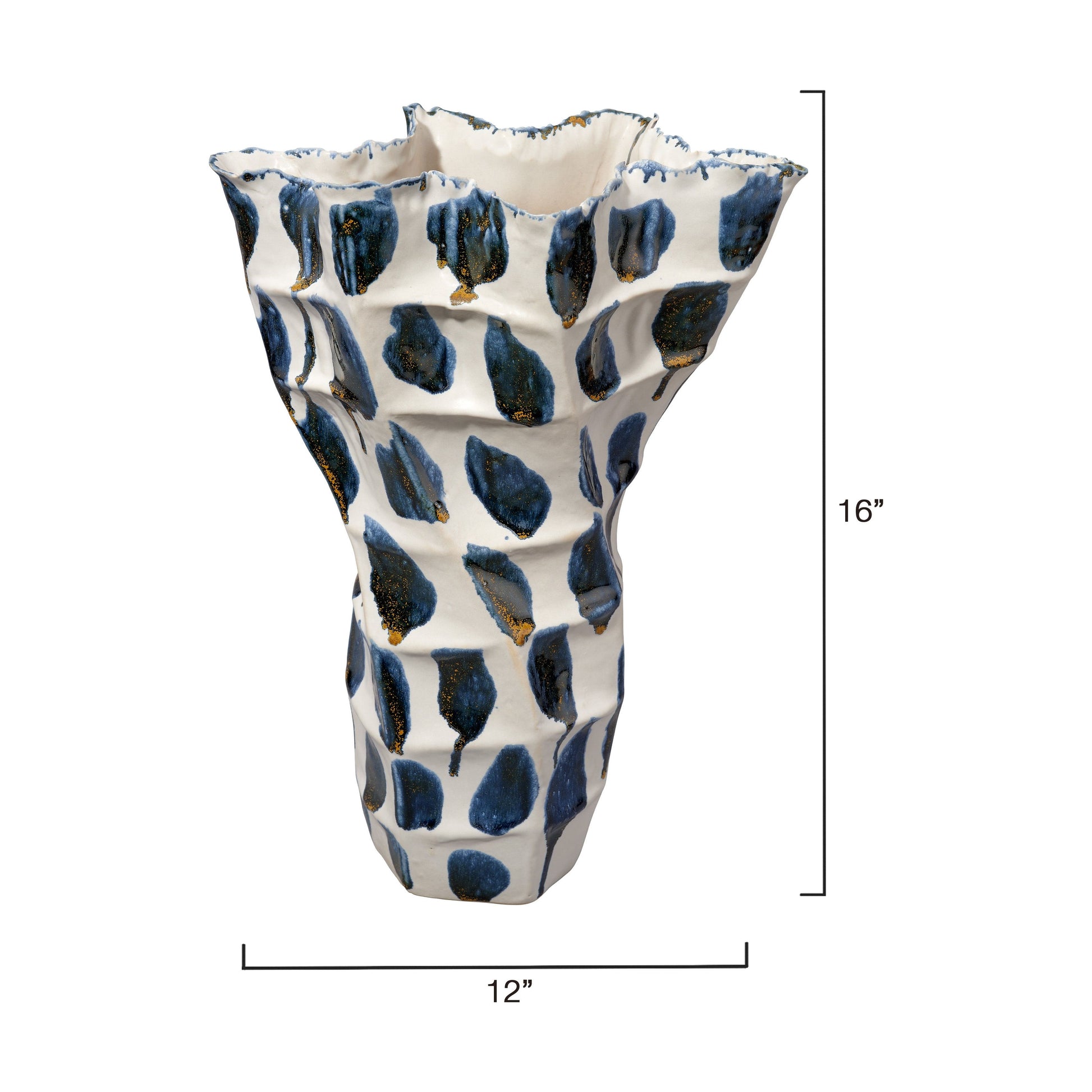 Seurat Tall Ceramic Decorative Vase by Jamie Young