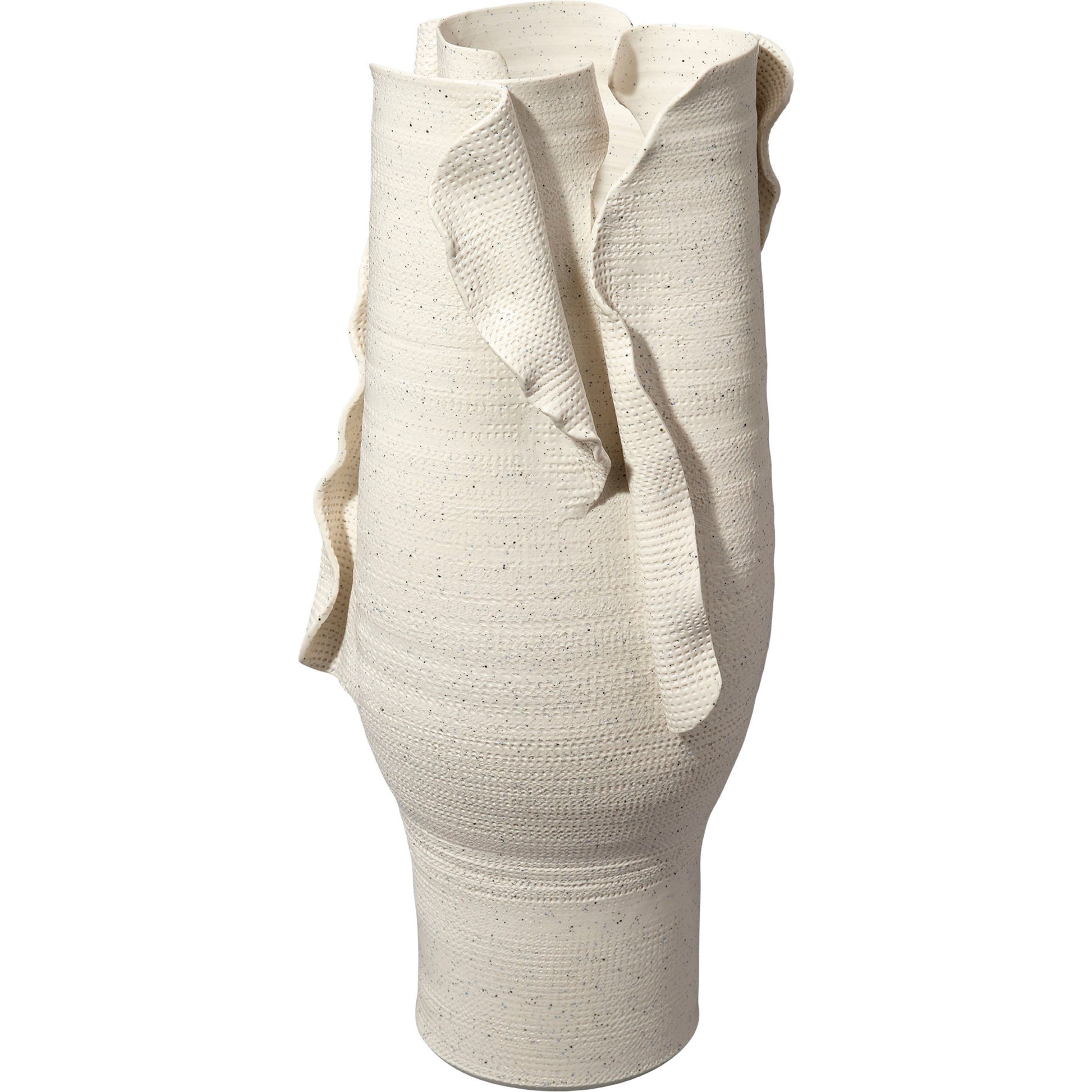 Severed Tall Porcelain Decorative Vessel by Jamie Young