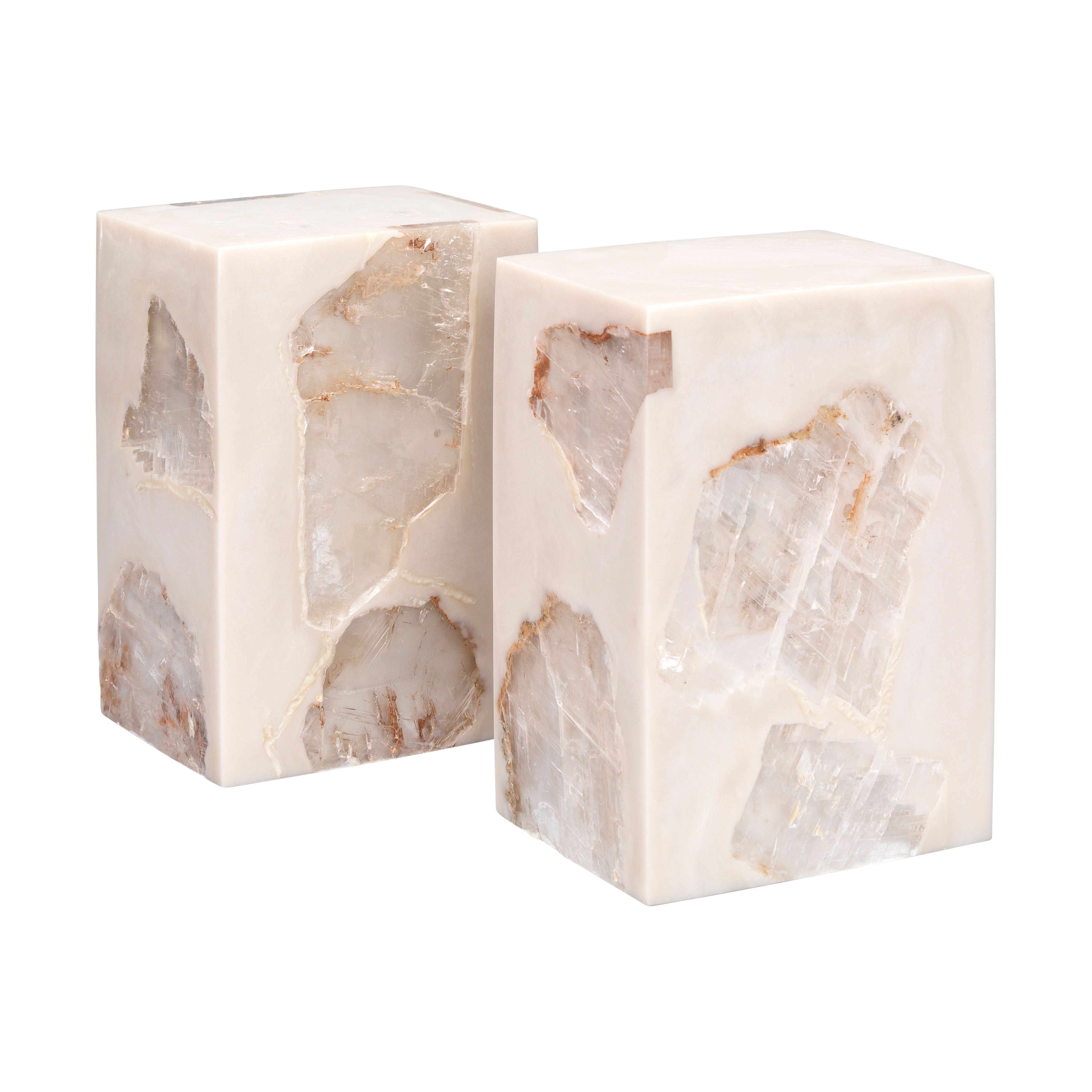 Slab Mica Bookends (Set of 2) by Jamie Young