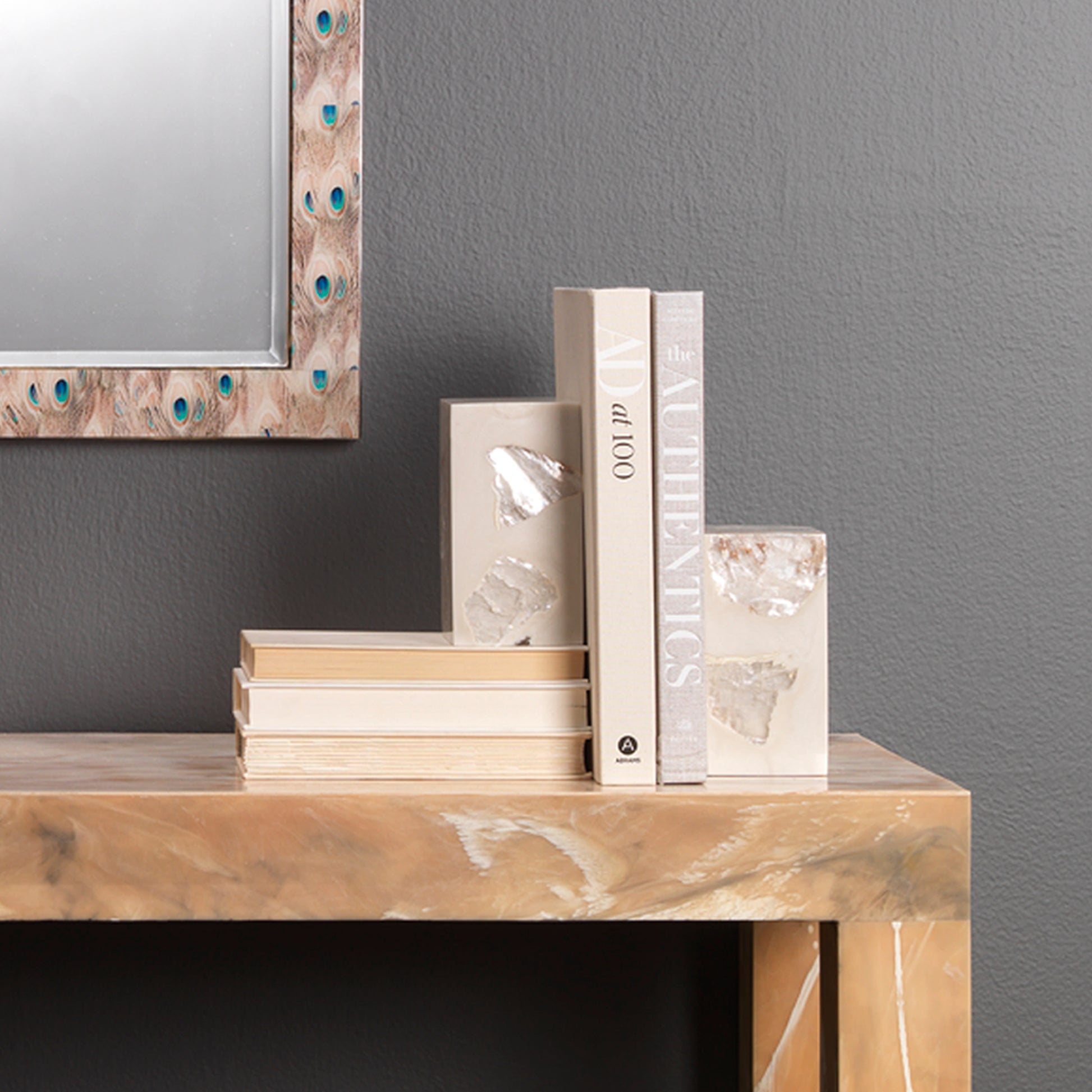 Slab Mica Bookends (Set of 2) by Jamie Young