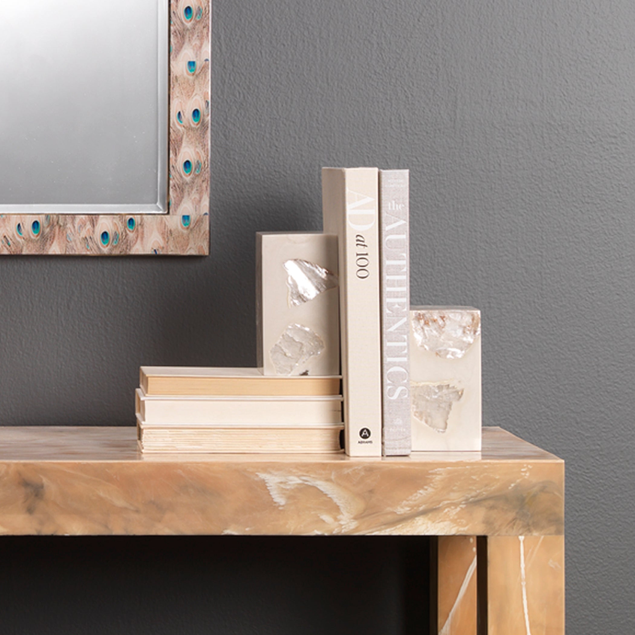 Slab Mica Bookends (Set of 2) by Jamie Young