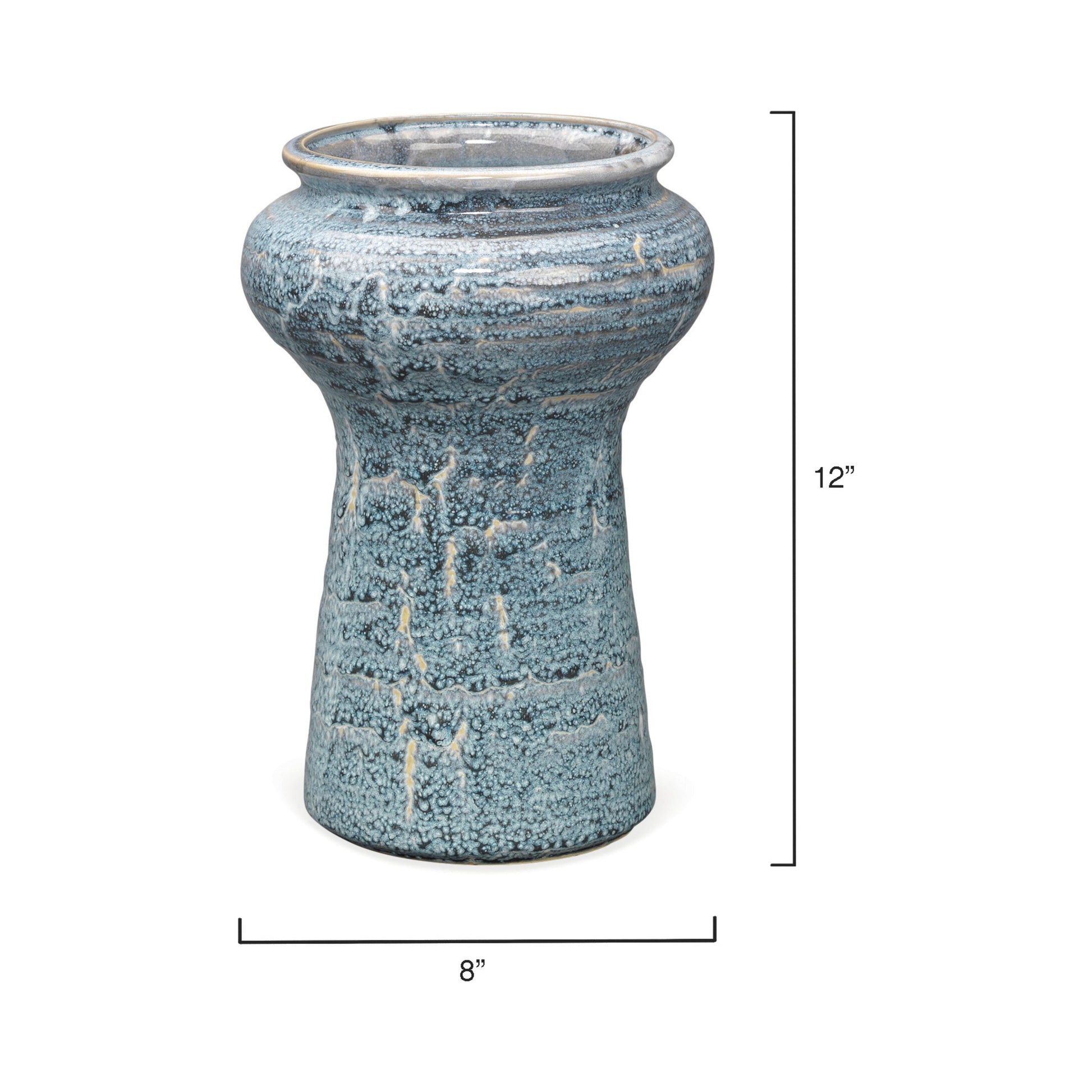 Snorkel Ceramic Decorative Set of 2 Vases by Jamie Young