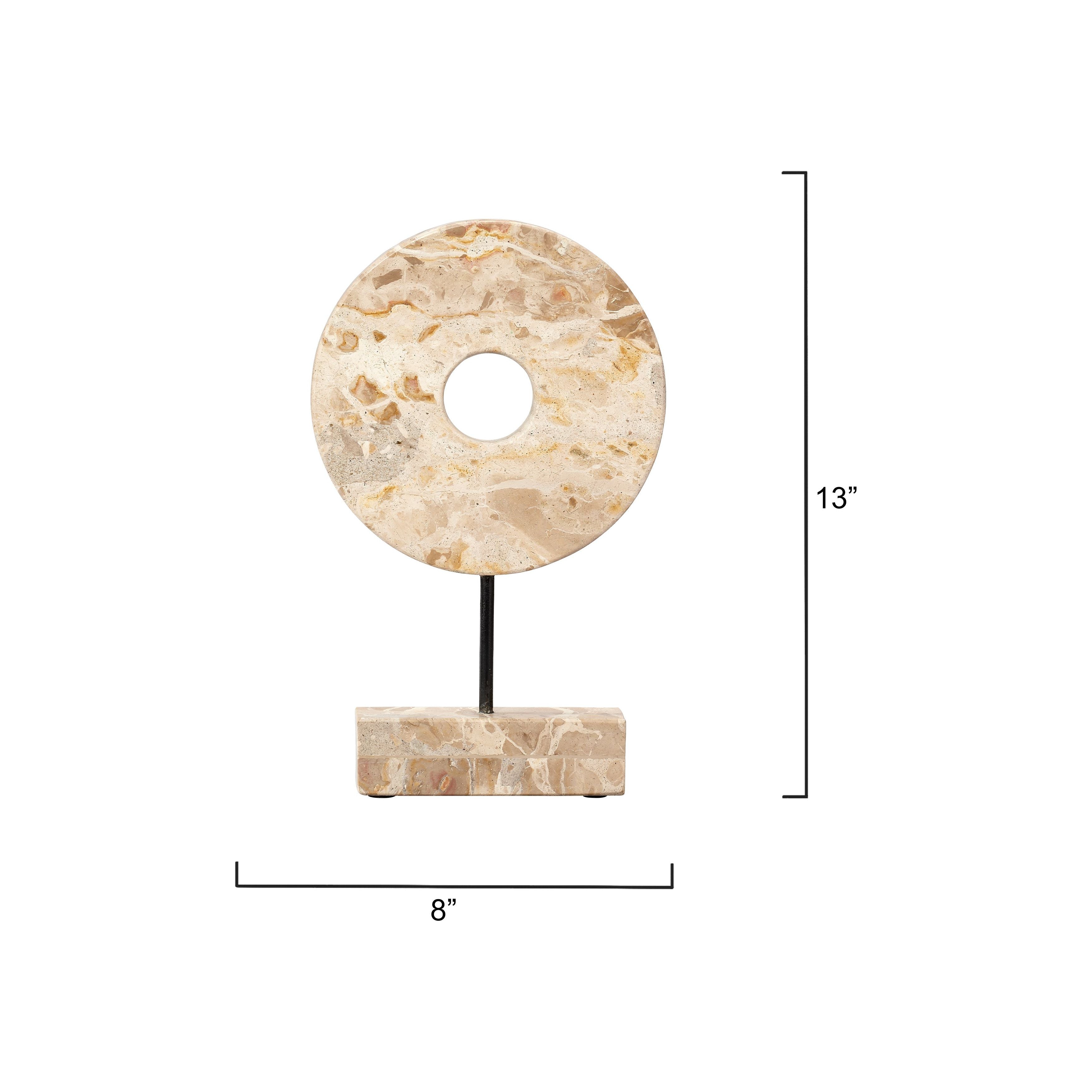 Soleil Marble Decorative Stand by Jamie Young