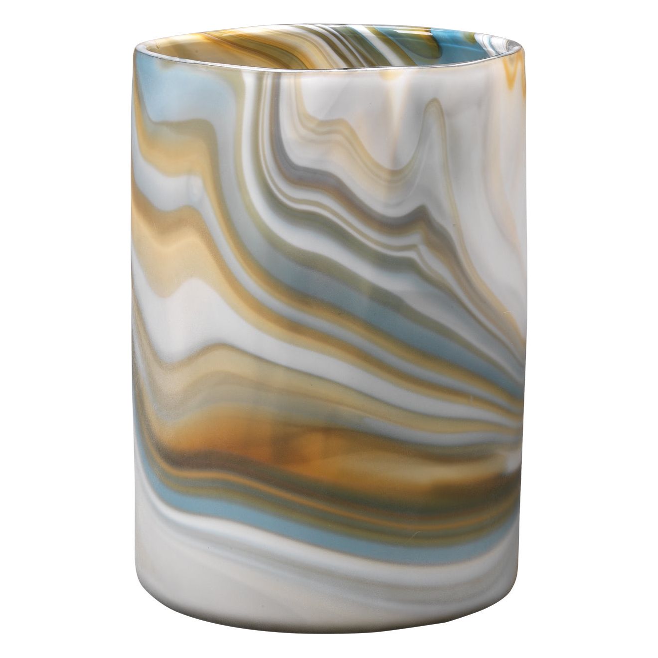 Terrene Hand Blown Decorative Glass Vase, Medium by Jamie Young