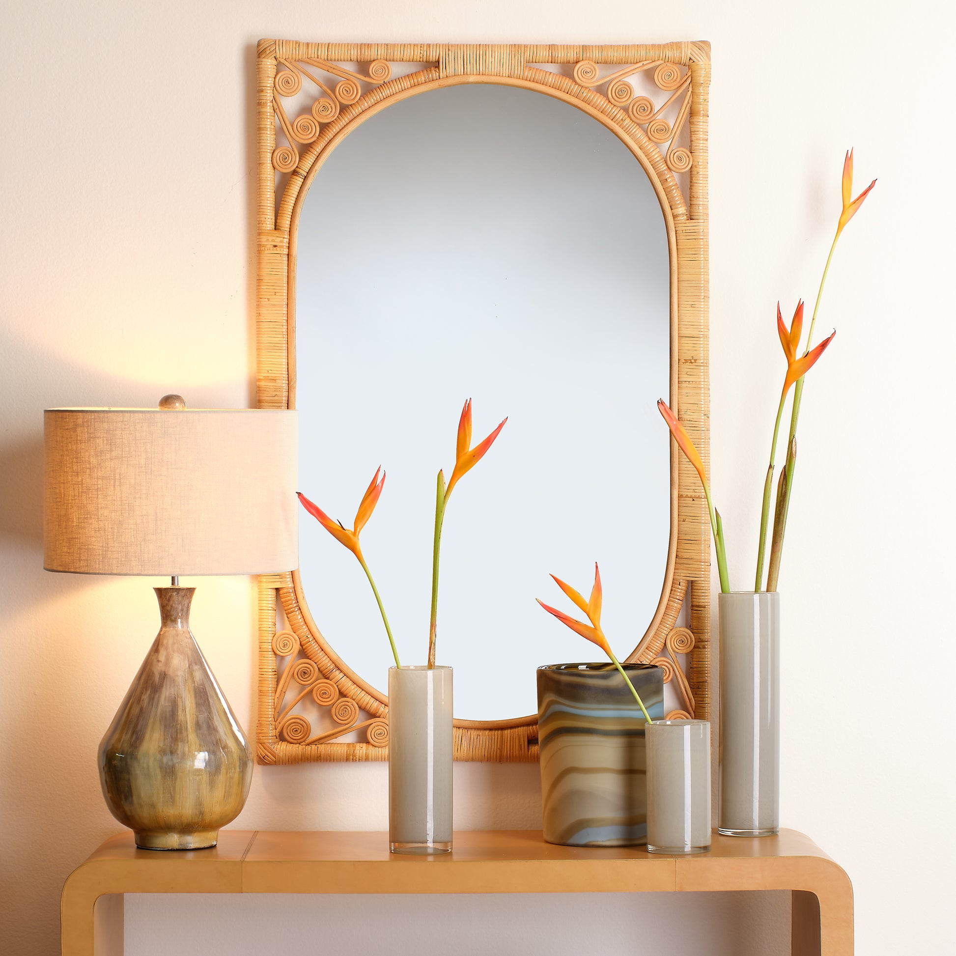 Terrene Hand Blown Decorative Glass Vase, Medium by Jamie Young