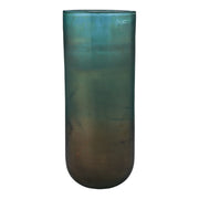 Vapor Hand Blown Decorative Glass Vase, Aqua by Jamie Young