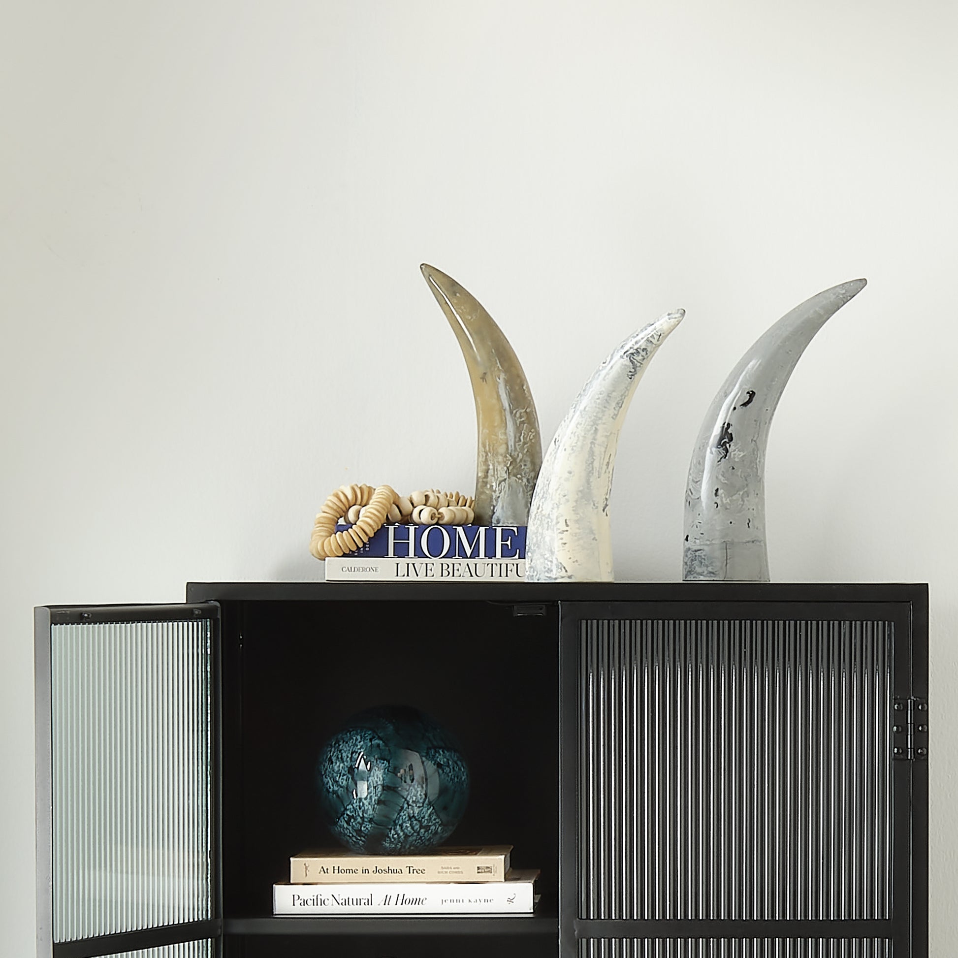 Variegated Horn Decorative Objects, Set of 3 by Jamie Young