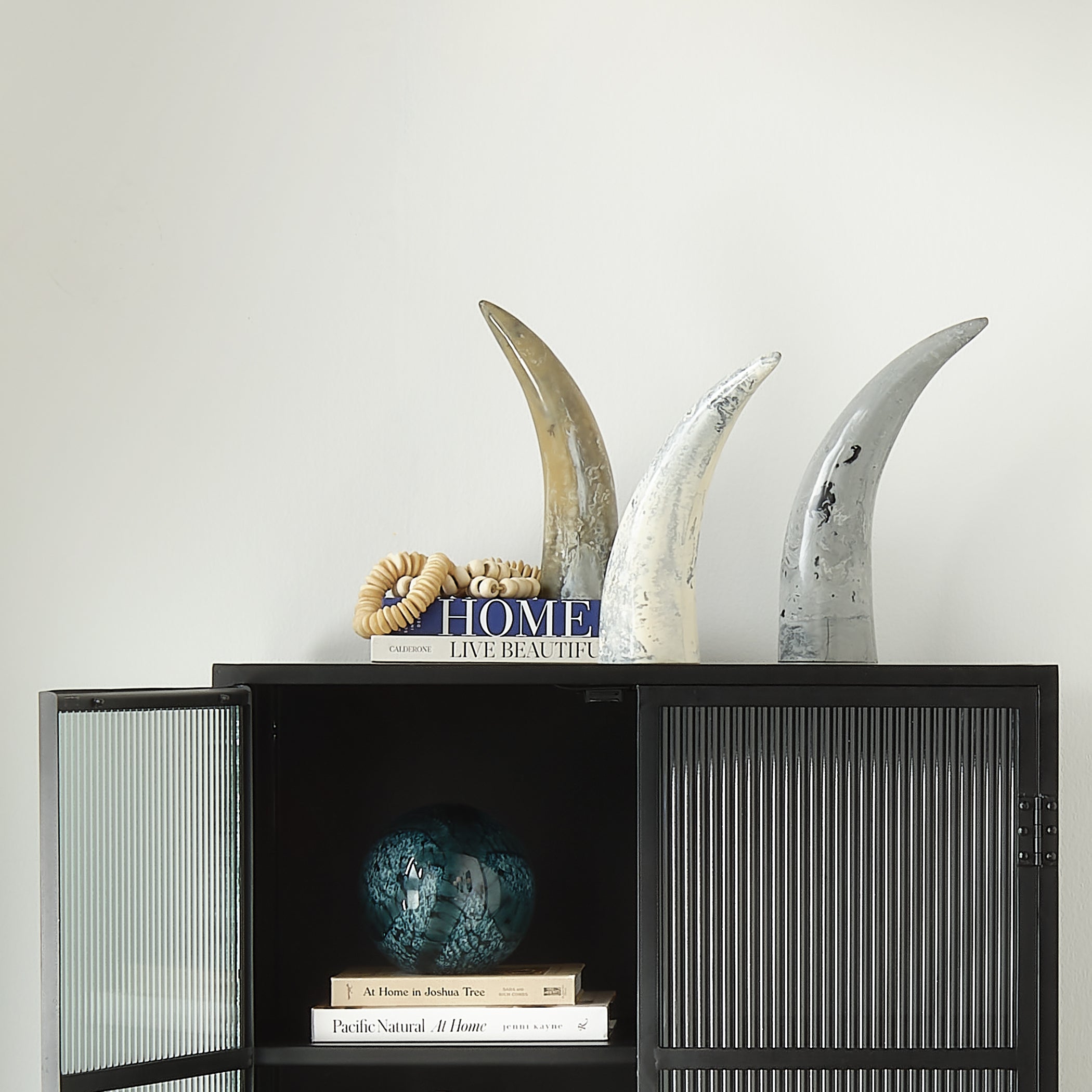 Variegated Horn Decorative Objects, Set of 3 by Jamie Young