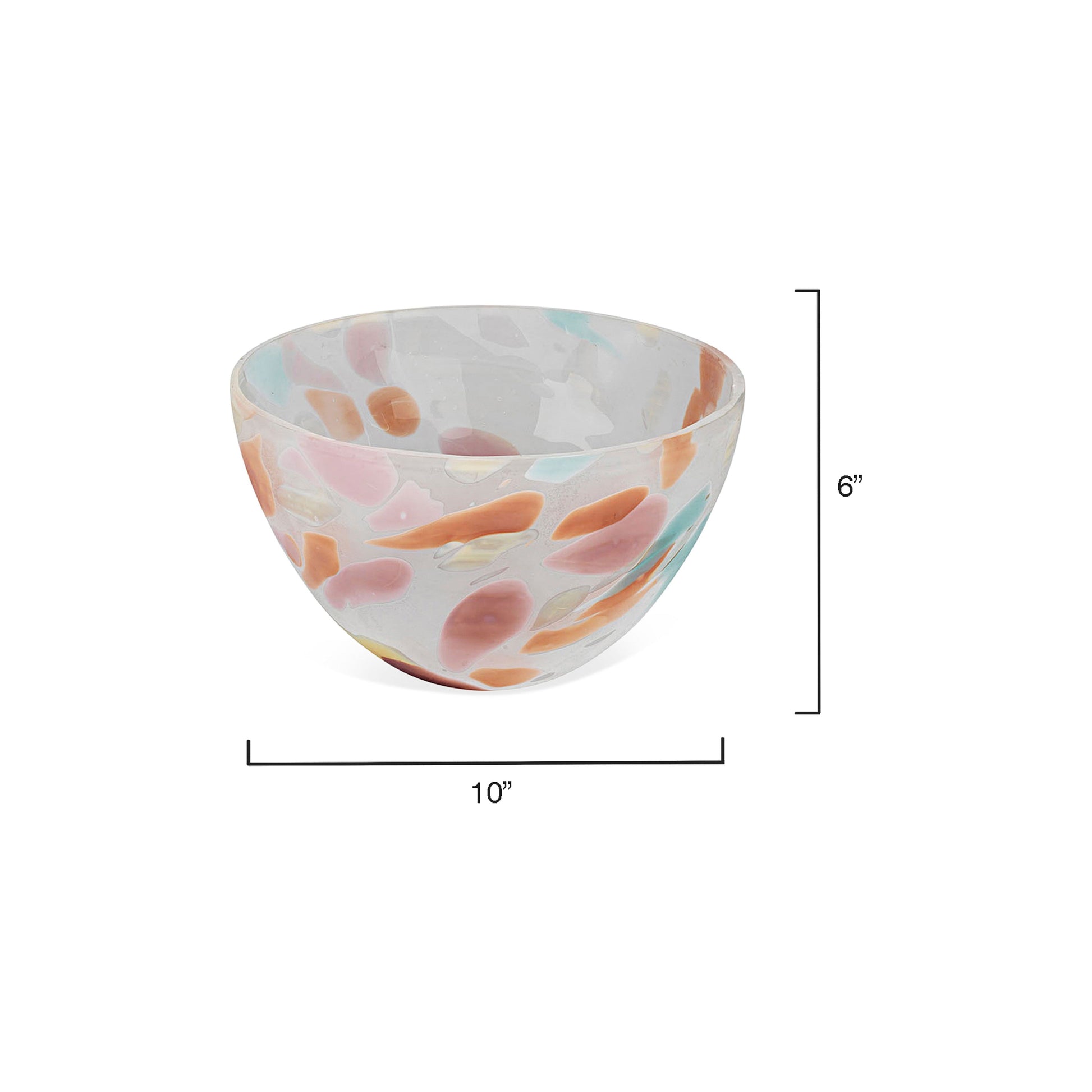 Watercolor Glass Decorative Bowl by Jamie Young