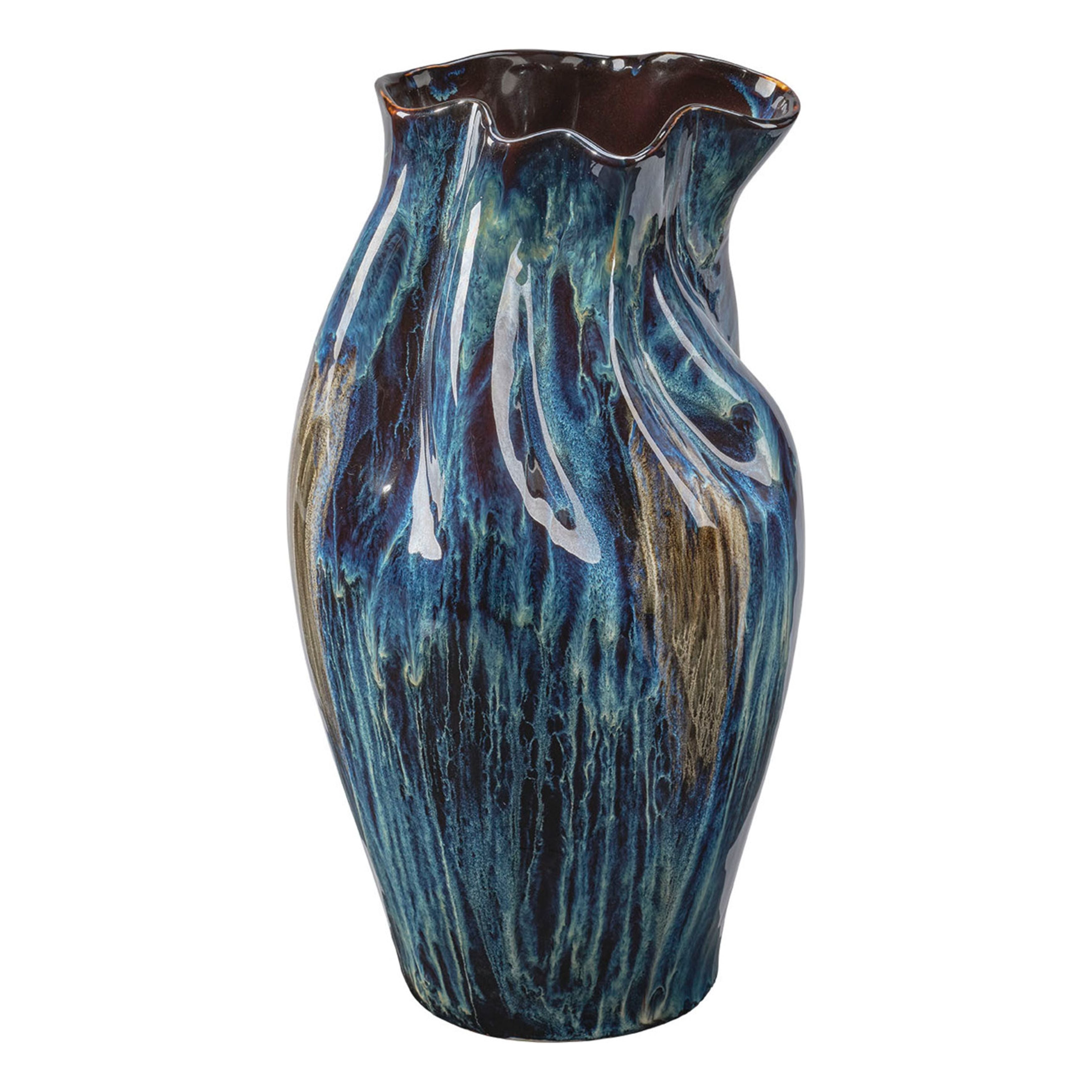 Whirl Ceramic Decorative Vase, Large by Jamie Young