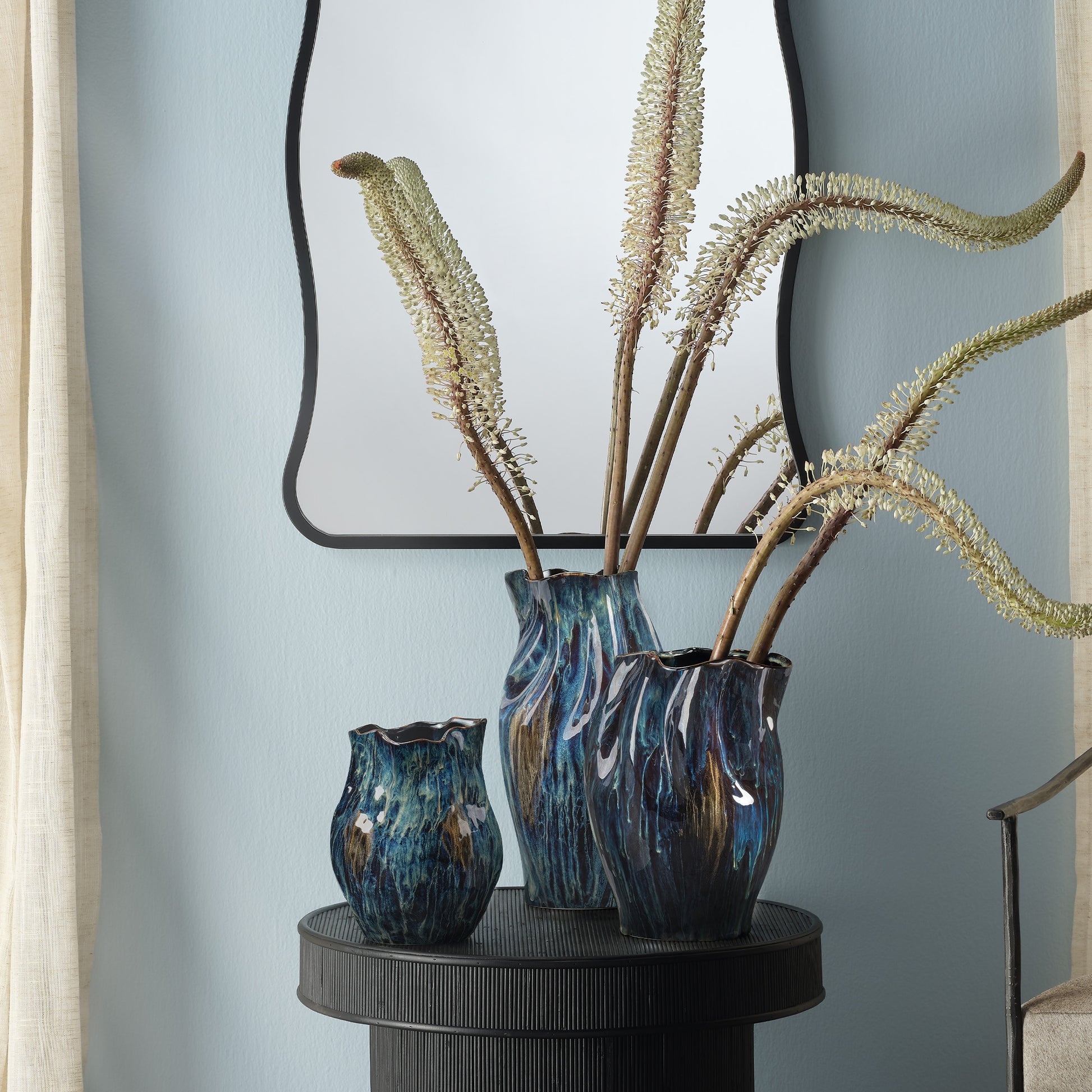 Whirl Ceramic Decorative Vase, Medium by Jamie Young