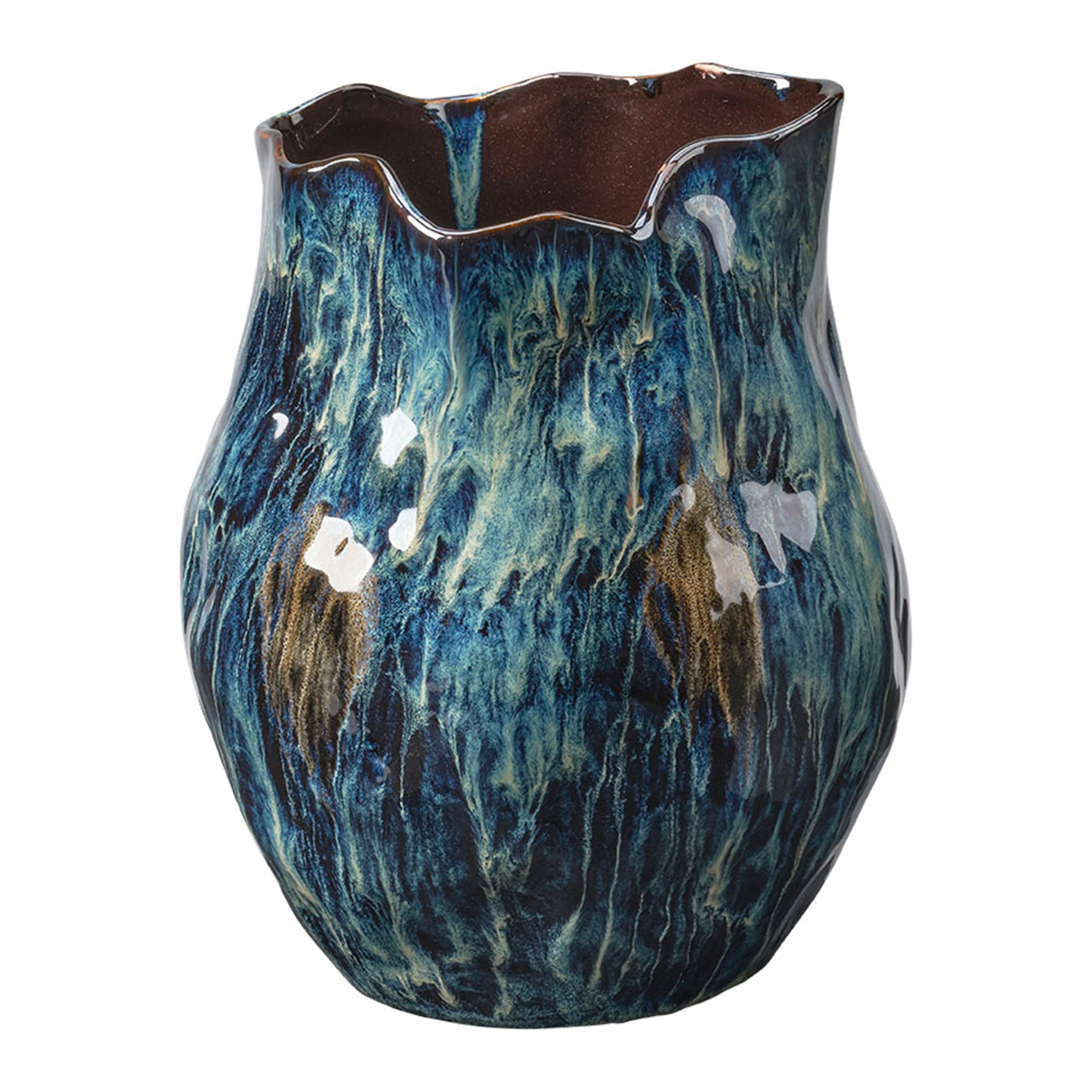 Whirl Ceramic Decorative Vase, Small by Jamie Young