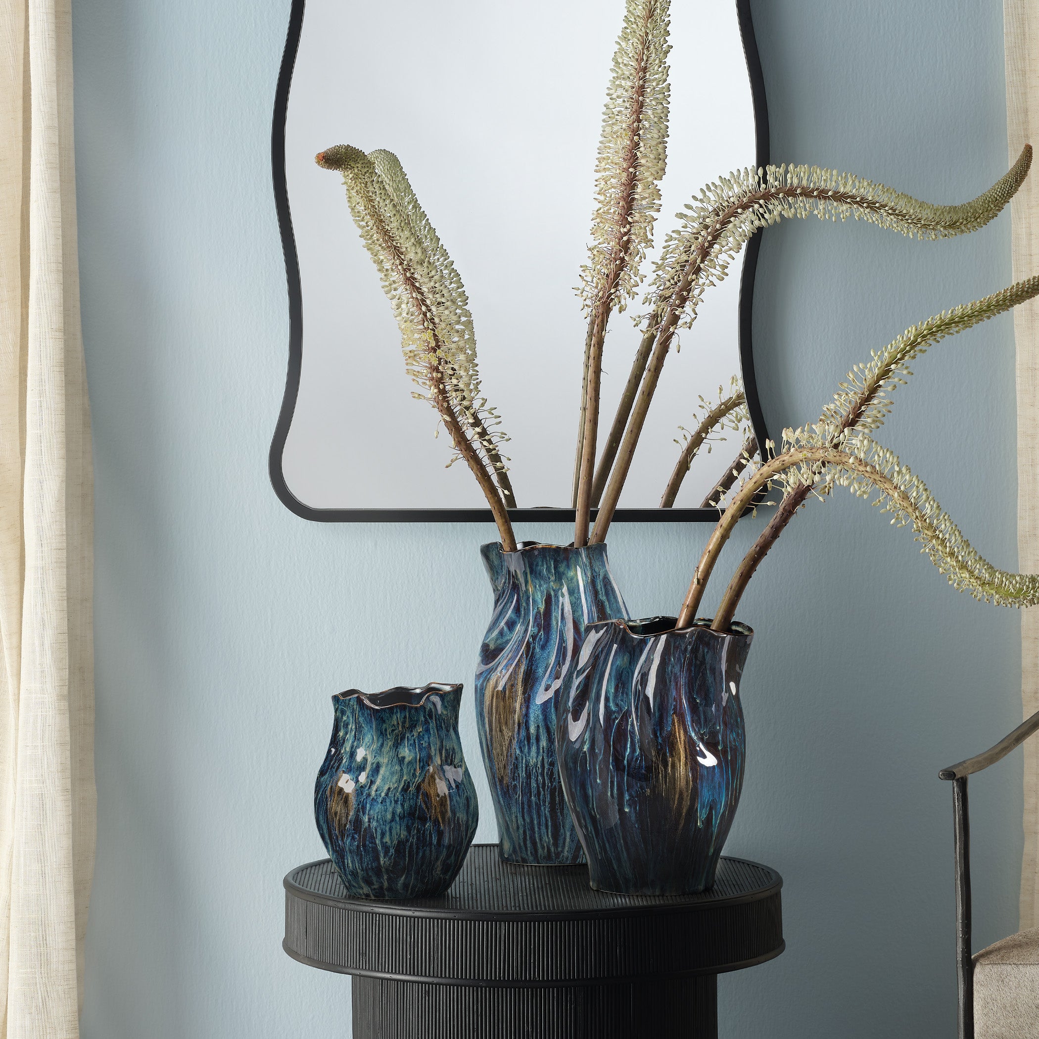 Whirl Ceramic Decorative Vase, Small by Jamie Young