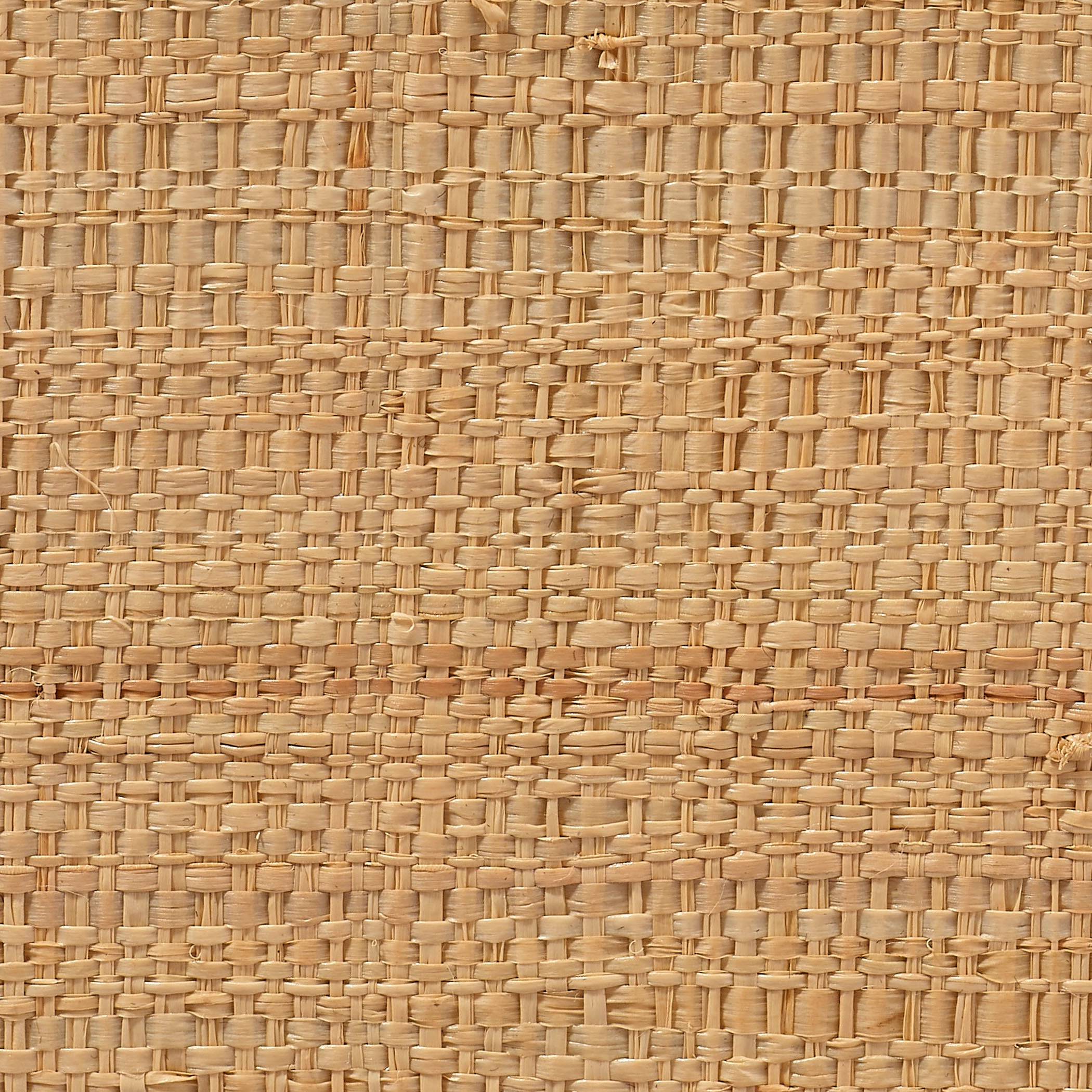 Wonderland Scalloped Small Decorative Raffia Tray, Natural by Jamie Young
