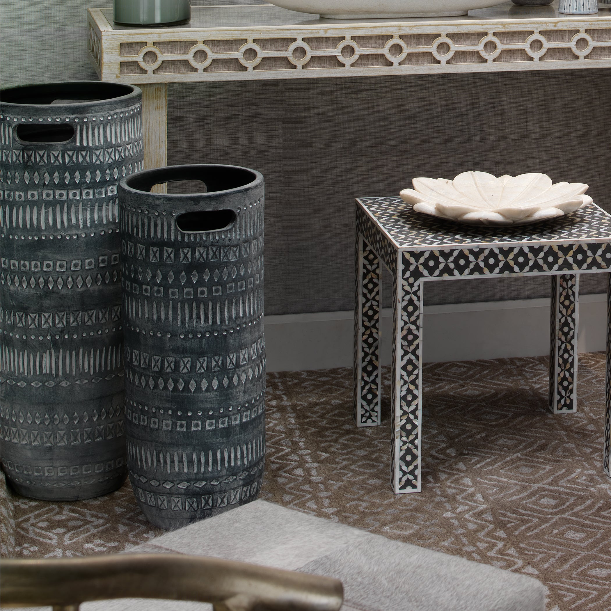 Zion Ceramic Decorative Vase by Jamie Young