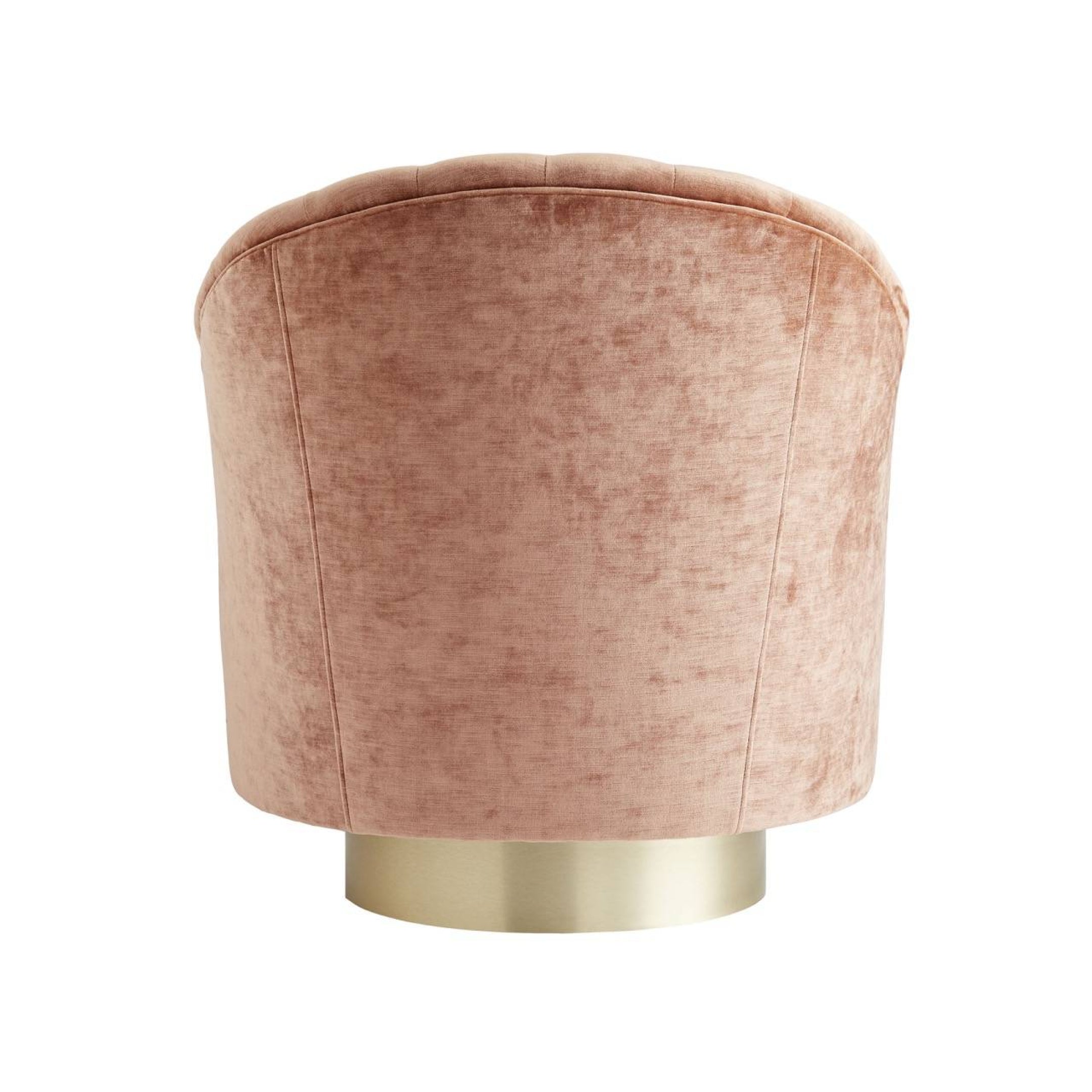 Springsteen Swivel Chair – Dusty Rose Velvet | Arteriors