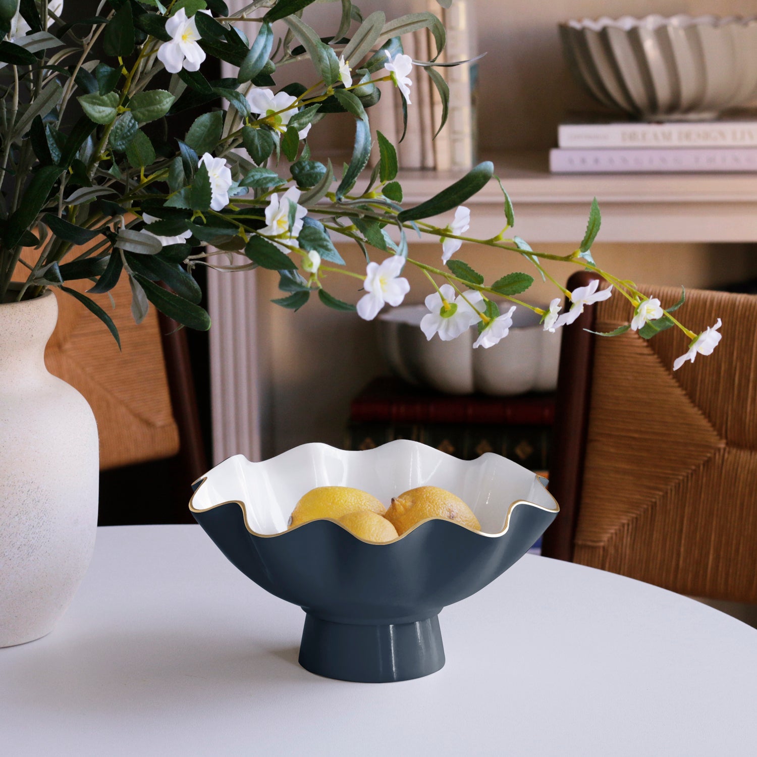 ENCANTO Carola Small Pedestal – Midnight by Beatriz Ball