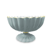 ENCANTO Vienna Medium Round Pedestal – Slate & White by Beatriz Ball