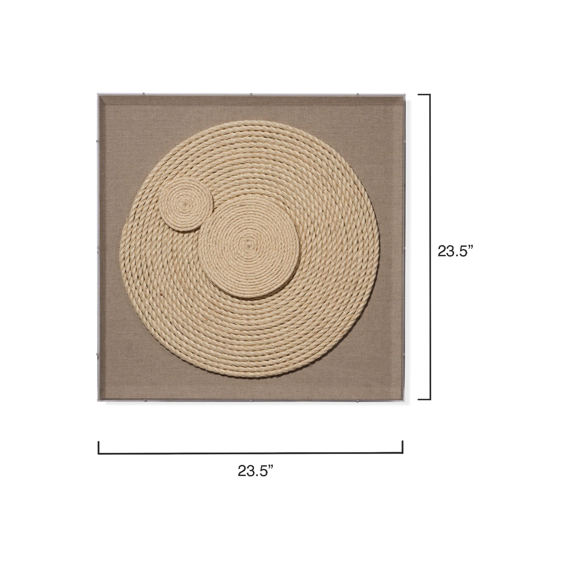 Barbados Jute Small Wall Art by Jamie Young