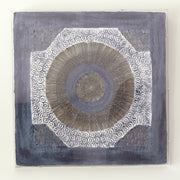 Batik Square Framed Wall Art, Indigo Paper by Jamie Young