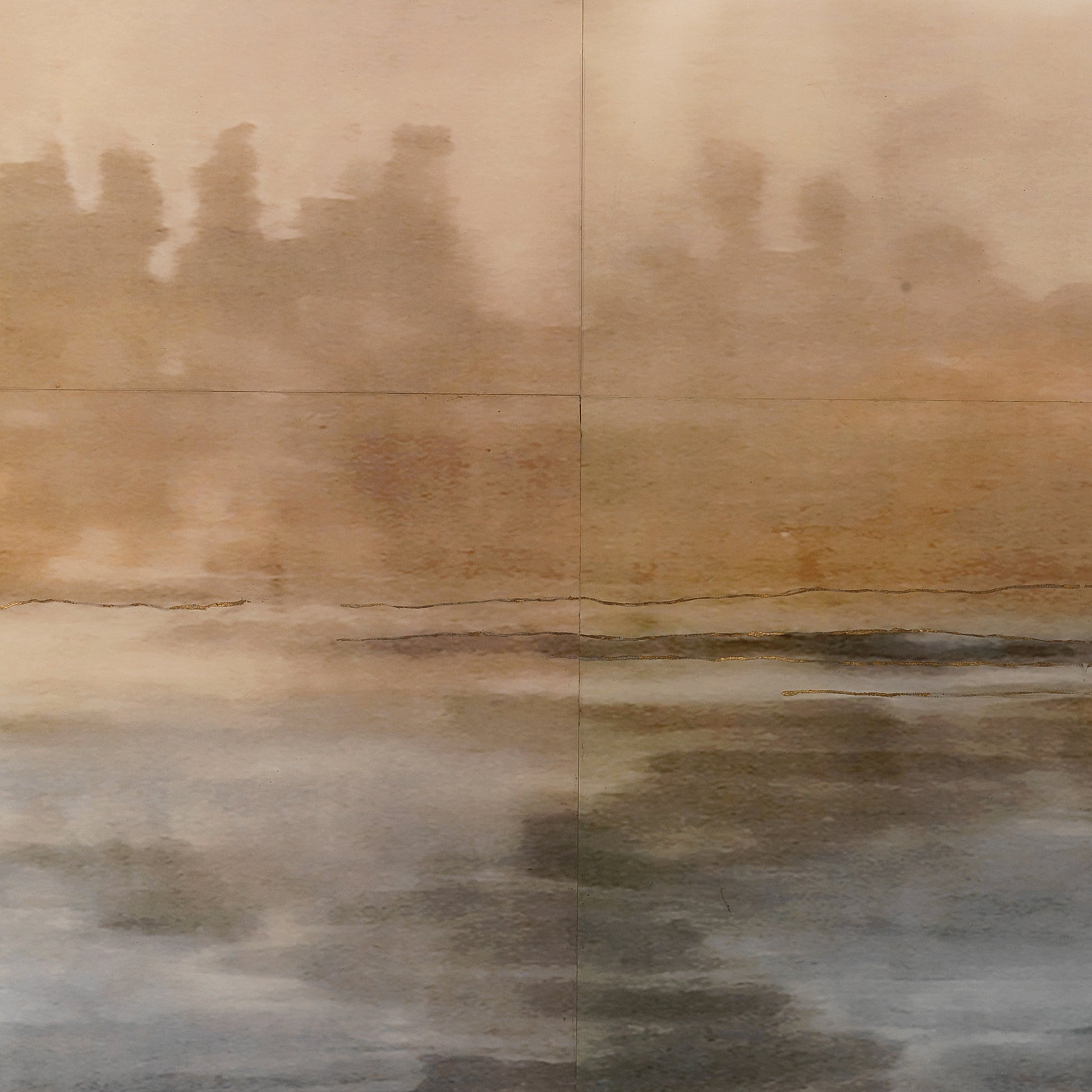 Cloudscape Wall Art Taupe by Jamie Young