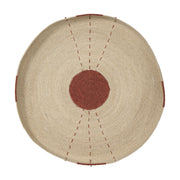 Sundial Seagrass Round Wall Art by Jamie Young