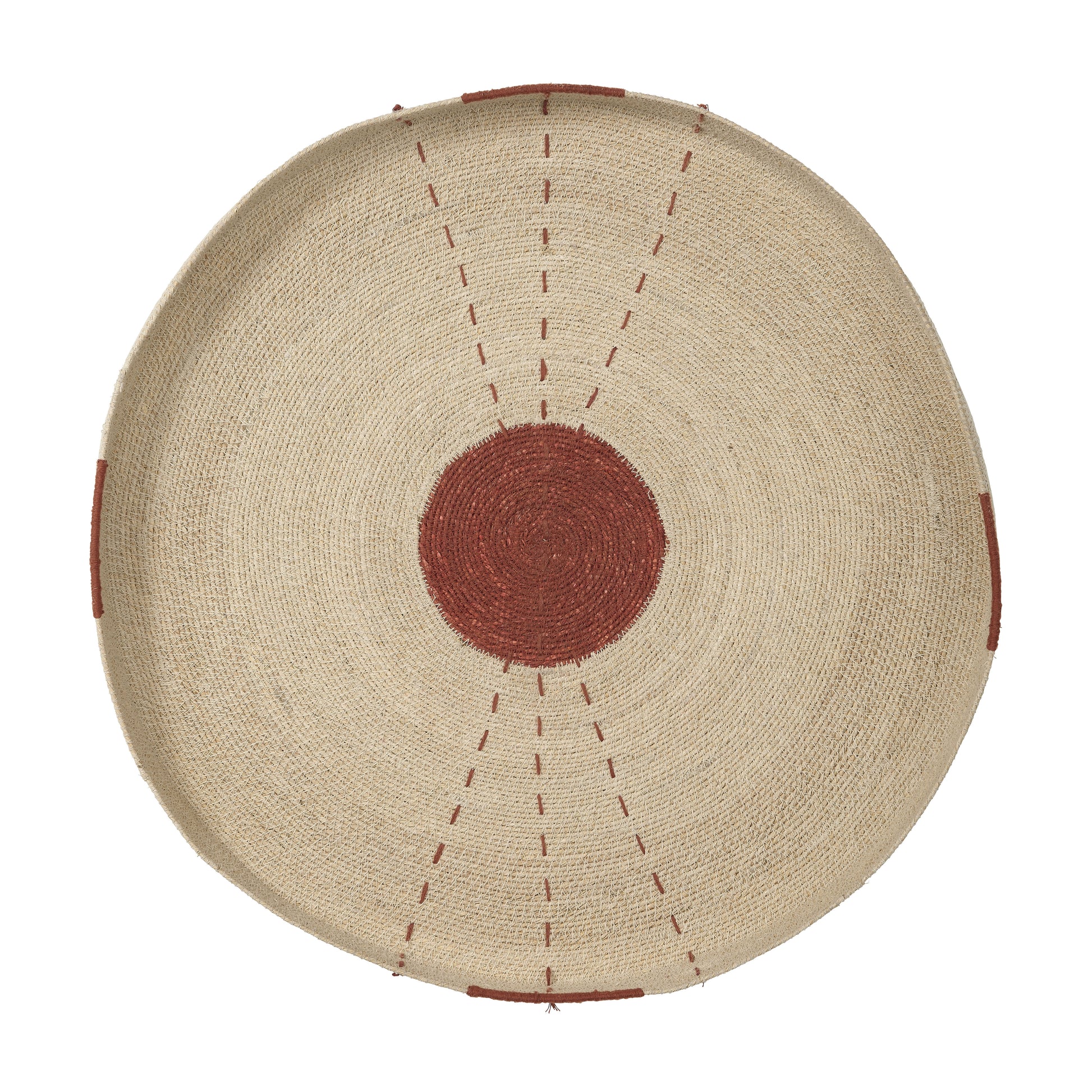 Sundial Seagrass Round Wall Art by Jamie Young