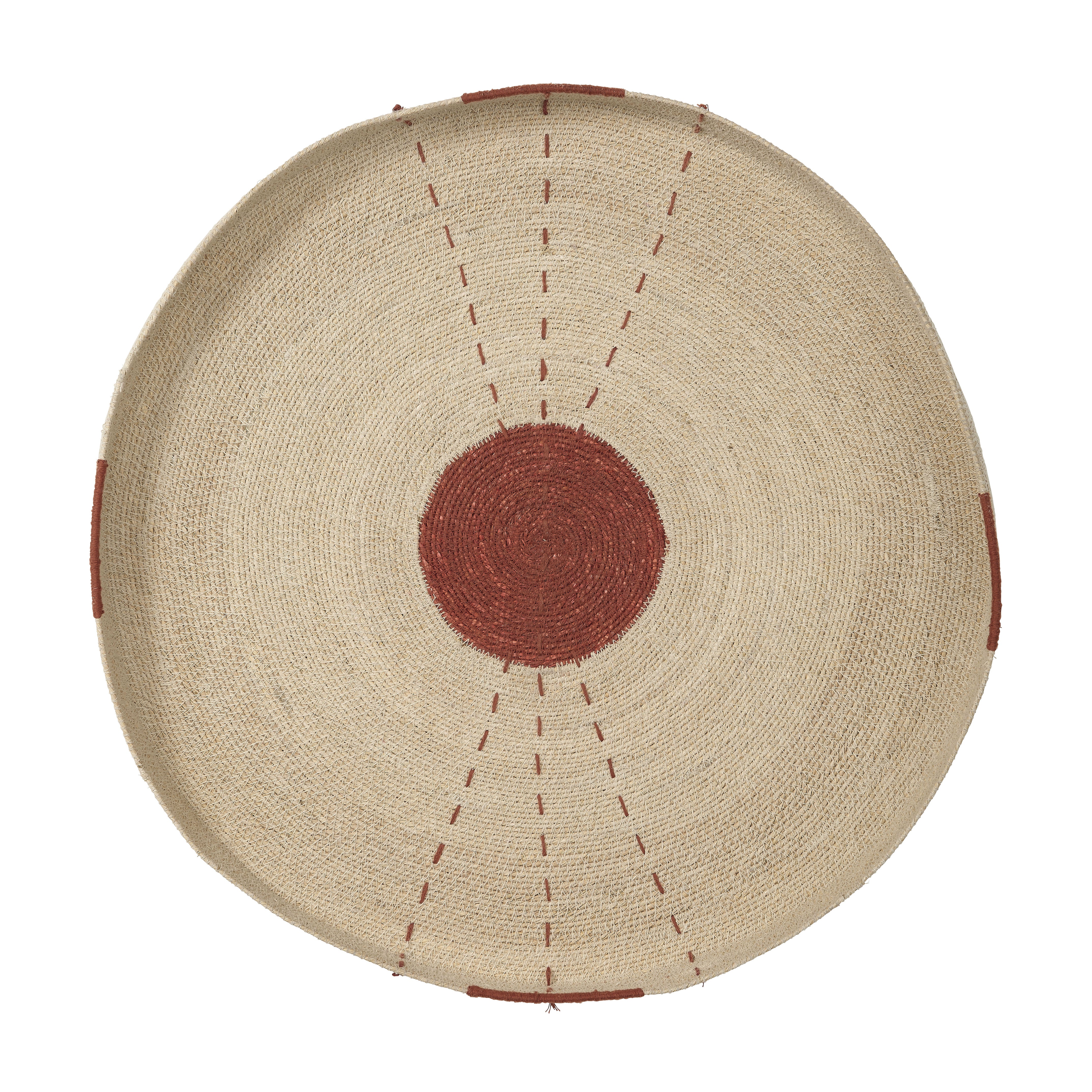 Sundial Seagrass Round Wall Art by Jamie Young
