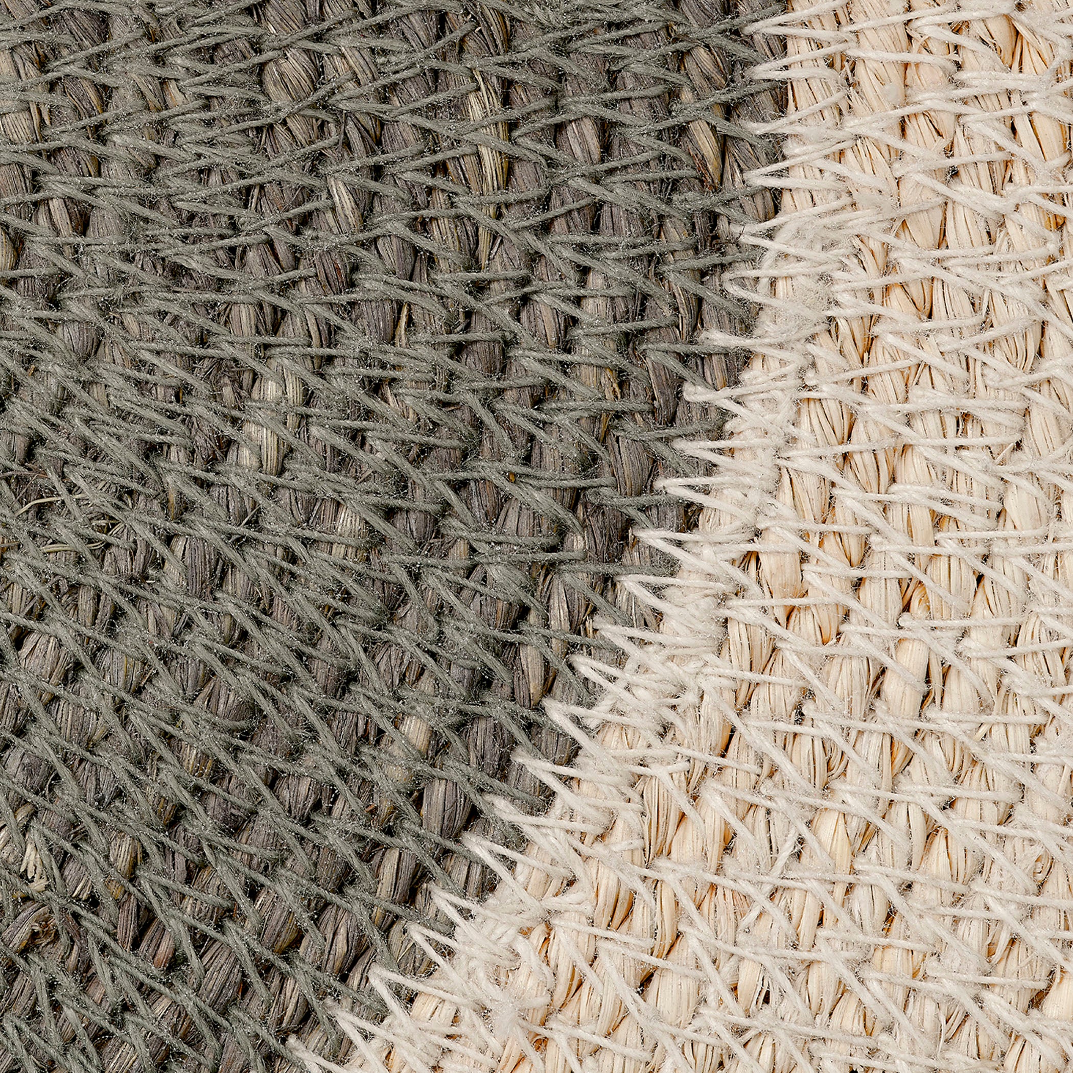 Sundial Seagrass Round Wall Art by Jamie Young