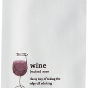 Wine Definition Bar Towel