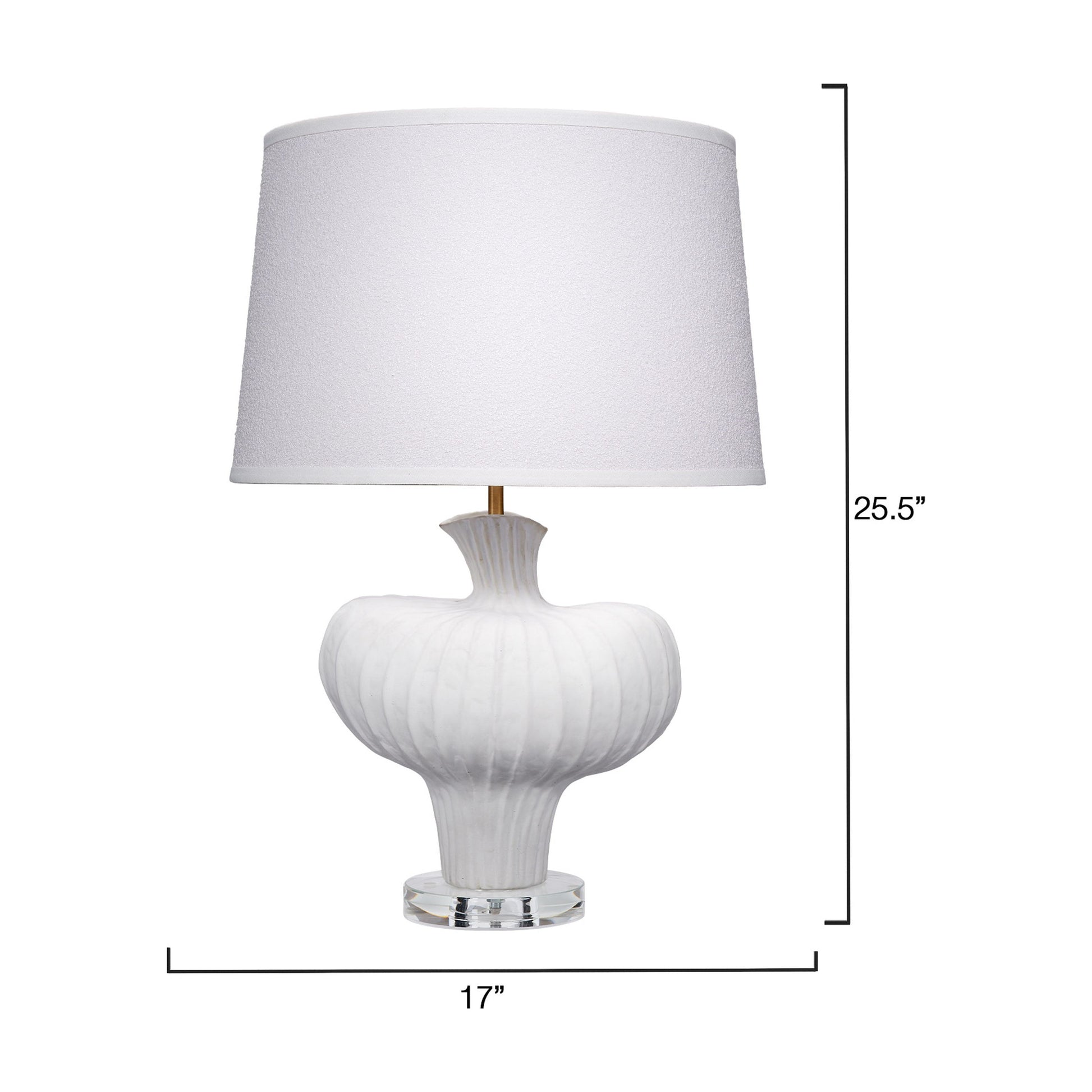 Colette Ceramic Table Lamp with Polyester Shade by Jamie Young