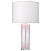 Dahlia Glass Table Lamp with Linen Shade by Jamie Young