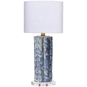 Flurry Ceramic Small Table Lamp with Linen Shade by Jamie Young