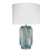 Helen Blown Glass Table Lamp with Linen Shade by Jamie Young